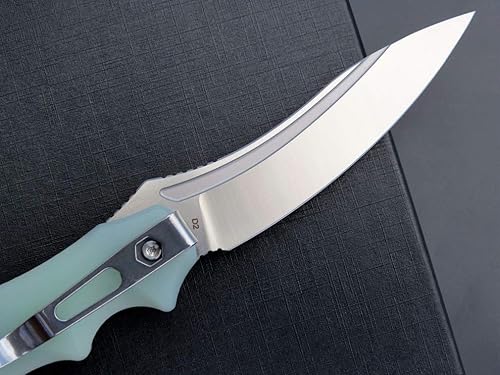 Miniatura 4 de Eafengrow EF951 Cuchillo plegable, hoja D2 y mango G10 con bloqueo de forro de rodamiento de bolas, cuchillo de bolsillo EDC para supervivencia de