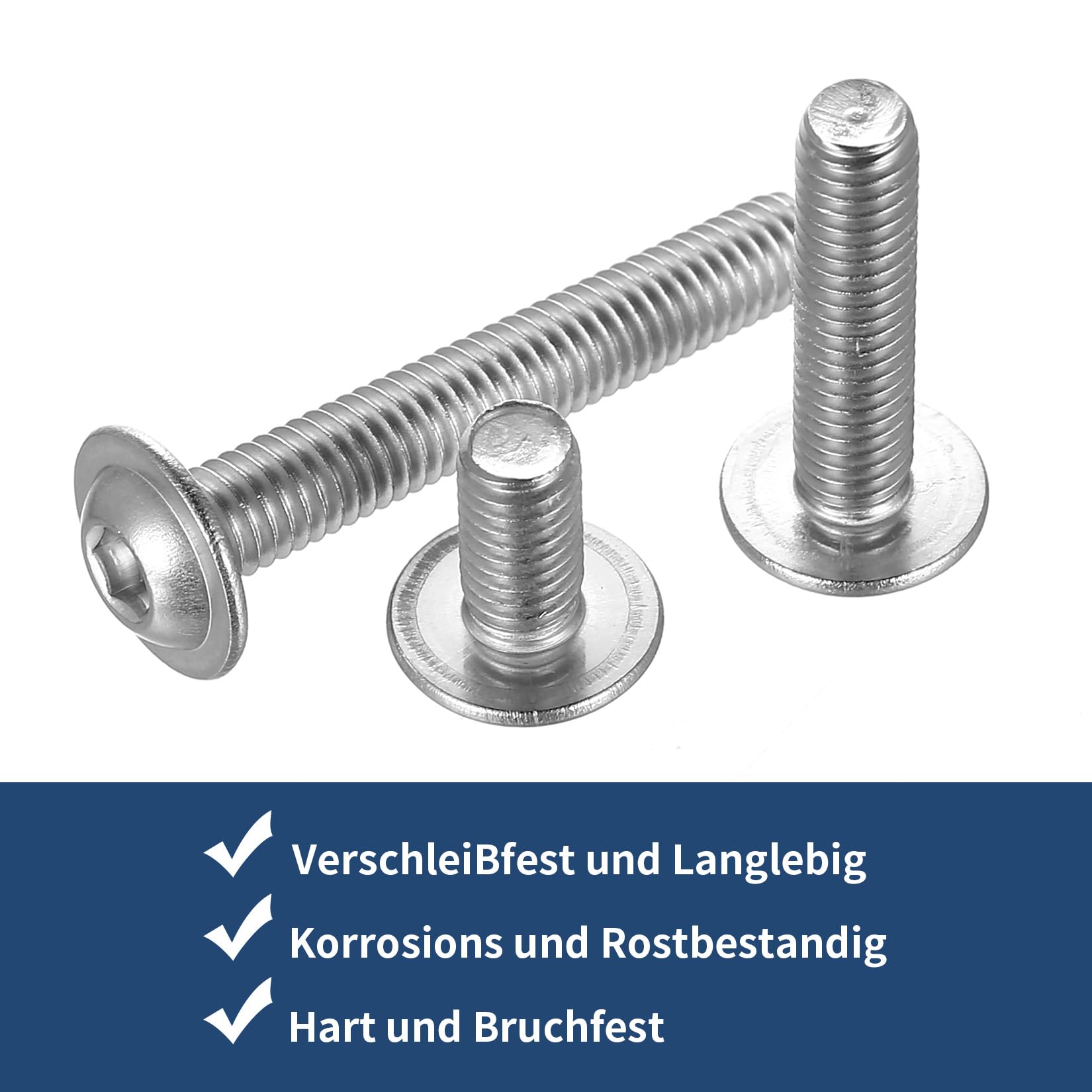 Viti Flangiate Esagonali M6 In Acciaio Inox 304, 10 Pezzi, Con Rondella Integrata, Lunghezze 16-35 Mm, Per Fissaggi Industriali E Fai-da-te