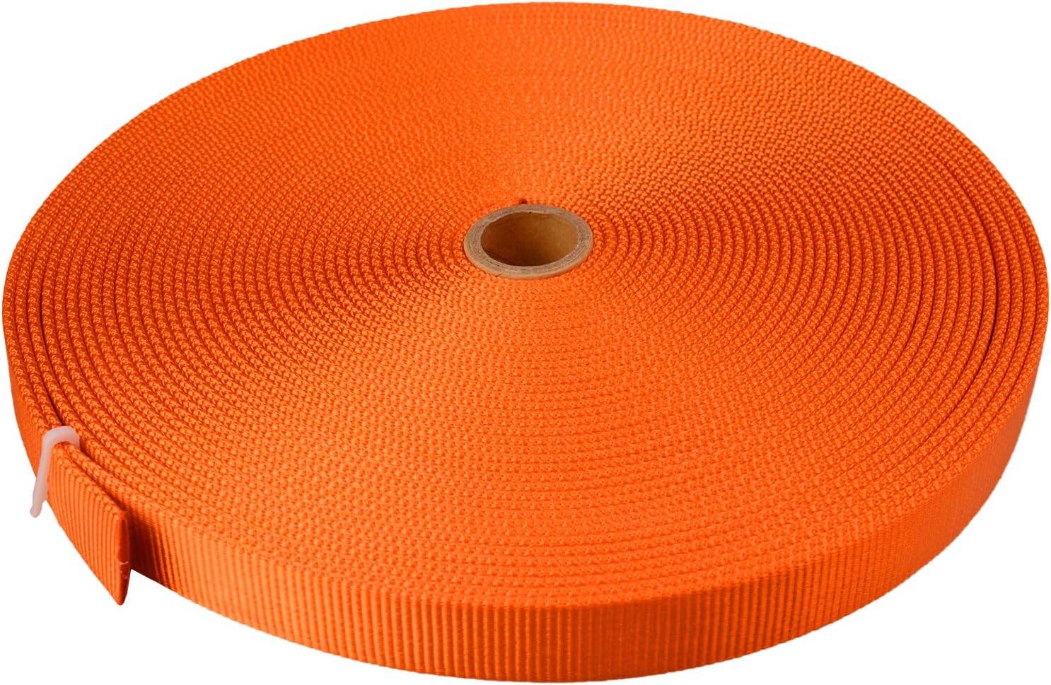 SEPEAK 1 inch Nylon Tubular Webbing, 20kN/4500 lbs, Heavy Duty Climbing Strap for Rescue, Outdoor Climbing, Firefighting, Rigging, Ziplining, Anchoring,Hanging,1pc,Orange,20 Yard