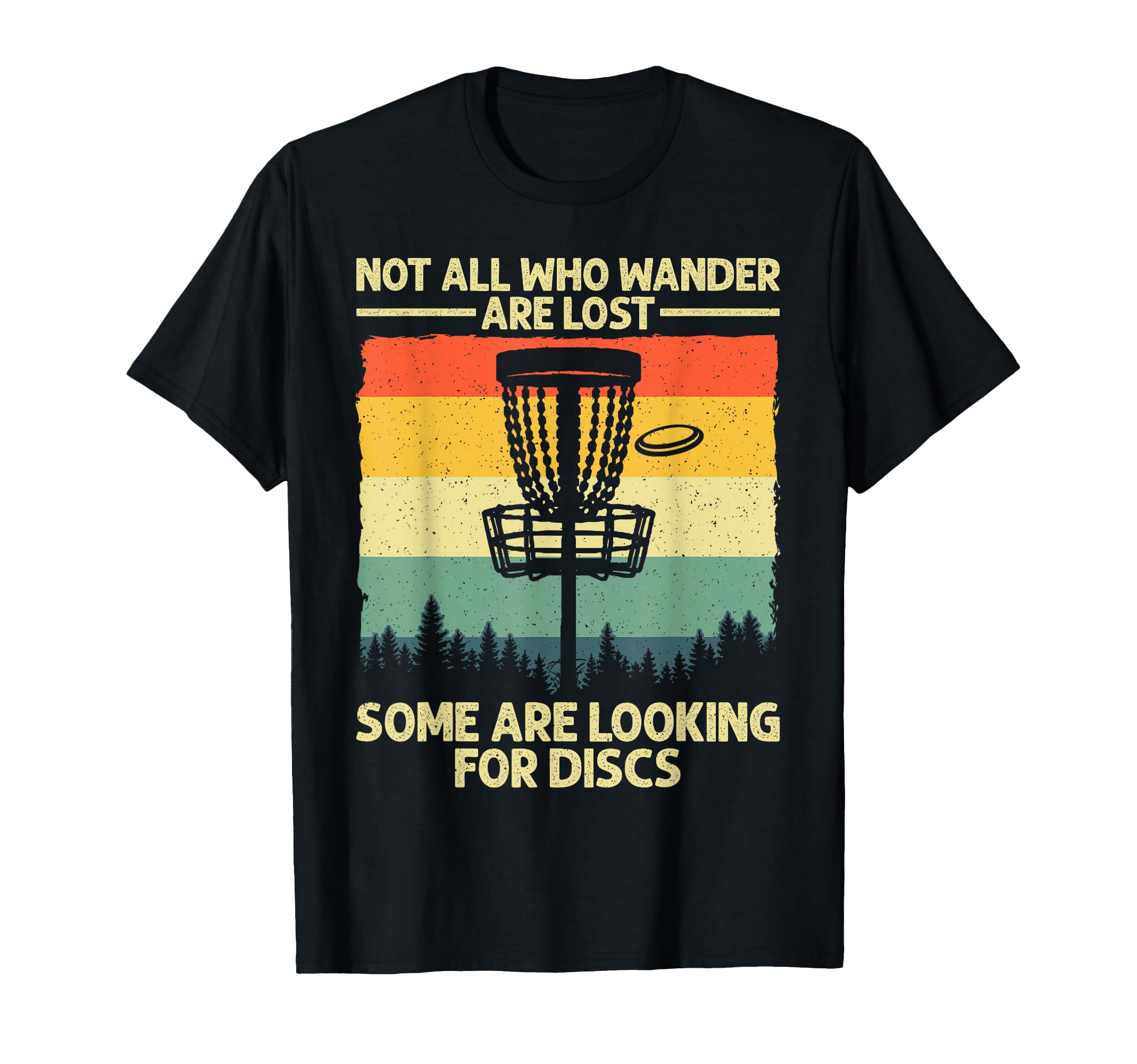 Funny Disc Golf Art for Men Women Kids Disc Golfer Disc Golf T-Shirt