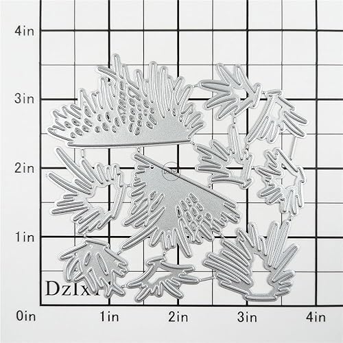 Miniatura 8 de DzIxY Bonitas hojas de arce troqueles de corte de metal para hacer tarjetas, juegos de troqueles de papel para grabar, álbum, plantillas para