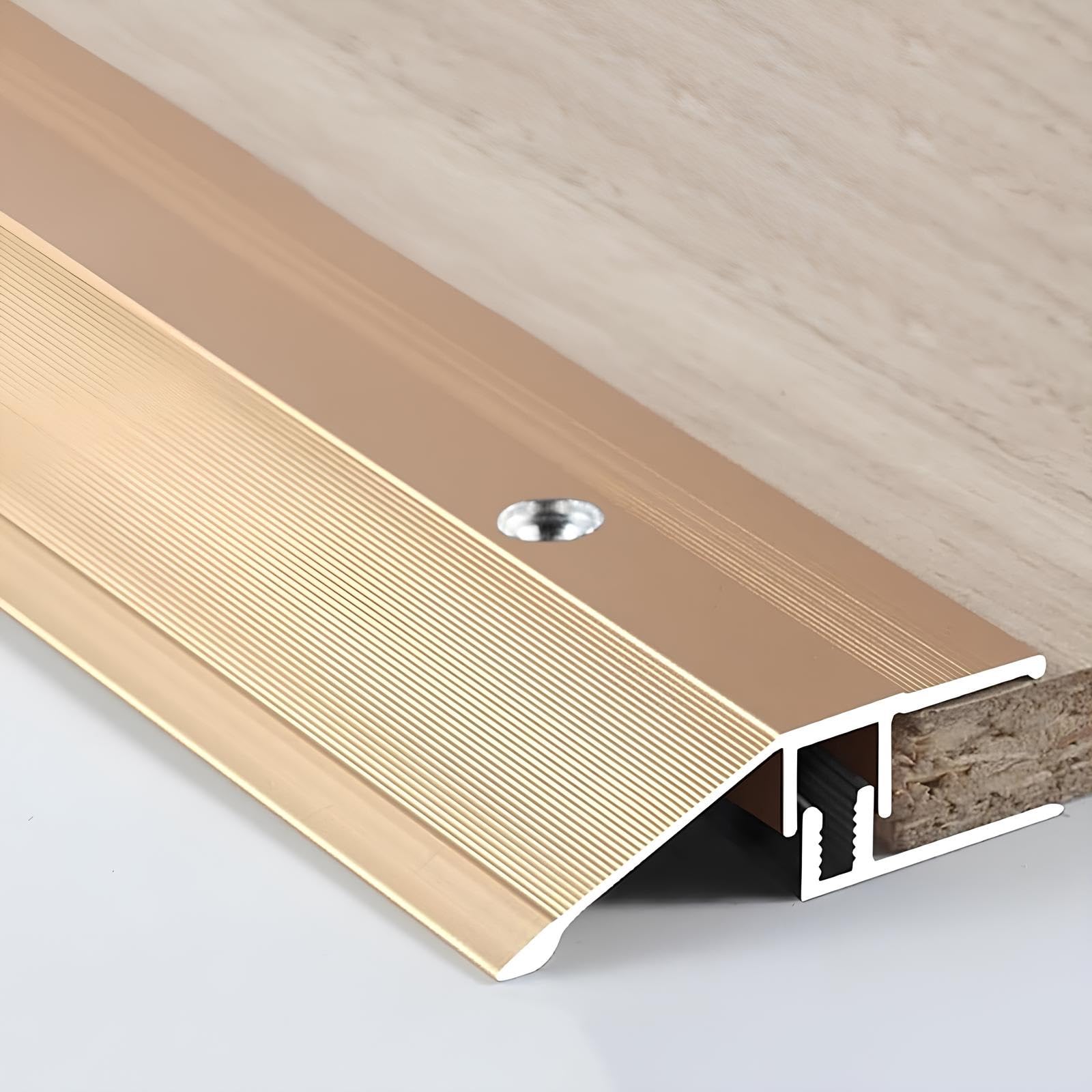 4.3cm 5.5cm Ancho Perfil de Transicion de Aluminio para Suelo