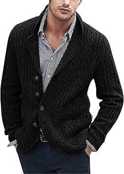 ジャケット WOOALONG Signature daily over fit knit cardigan black MUSINSA | WOOALONG Signature daily over fit knit cardigan