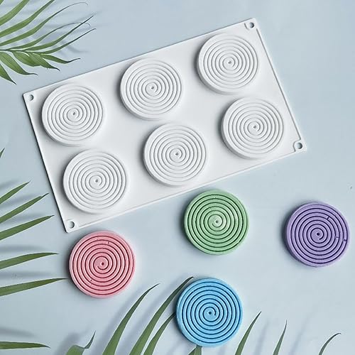 Miniatura 7 de Molde de silicona con forma de tourbillon 3D para pastel de mousse, moldes de silicona para chocolate, molde de postre francés para chocolate