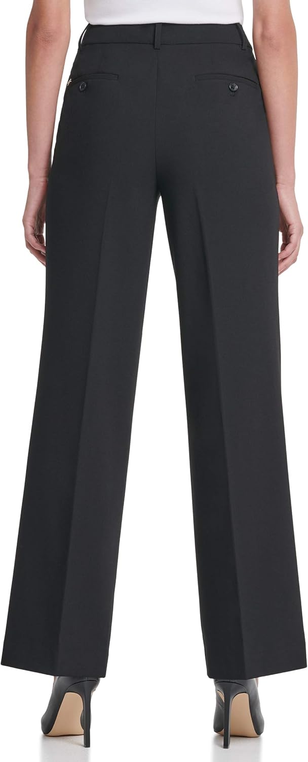 DKNY womens Straight Leg Suit Pant - Image 2