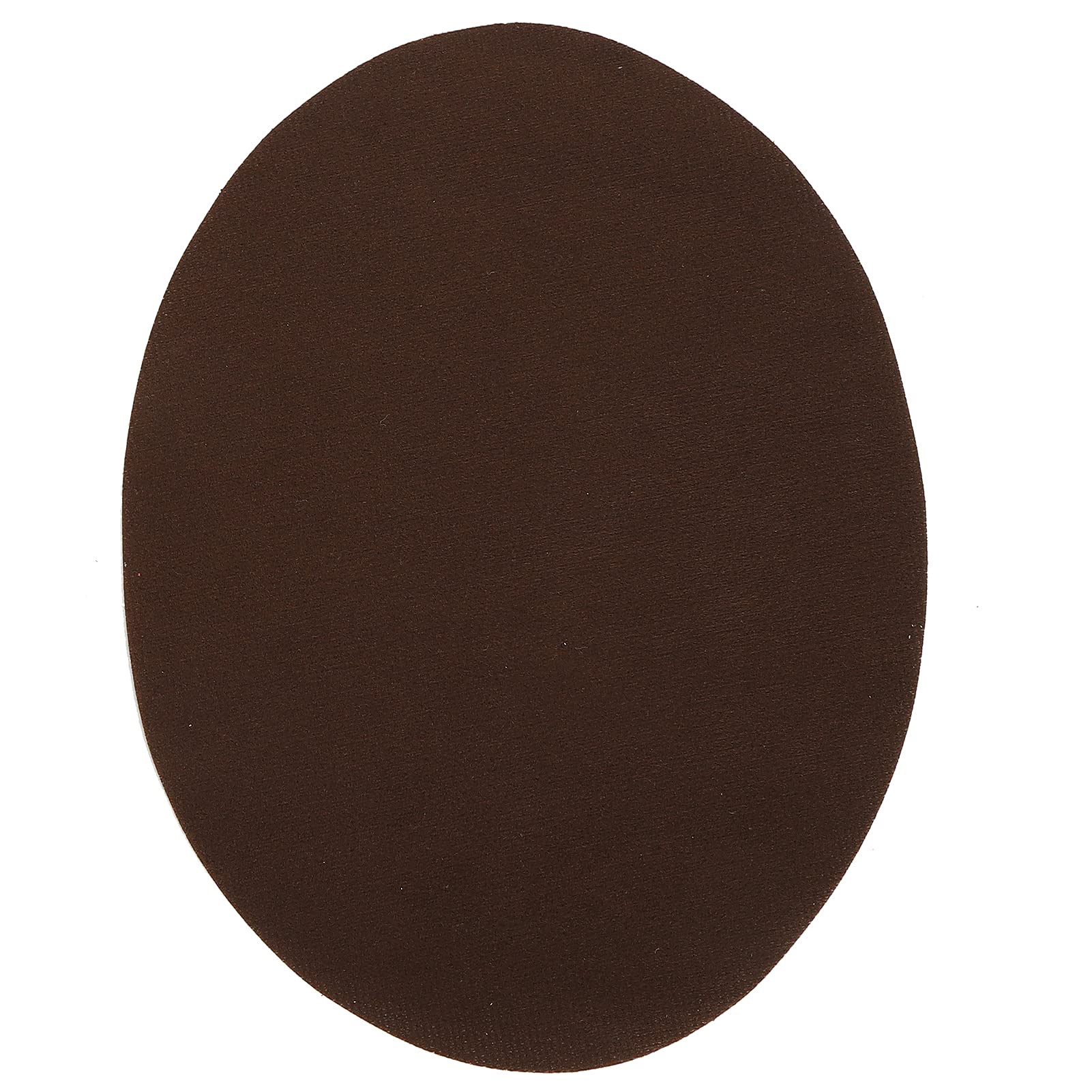 HERCHR 10 Pcs Iron on Patches for Clothing, Adhesive Oval Sleeve Elbow Repair DIY Decoration Patches Cloth Stickers(Coffee)