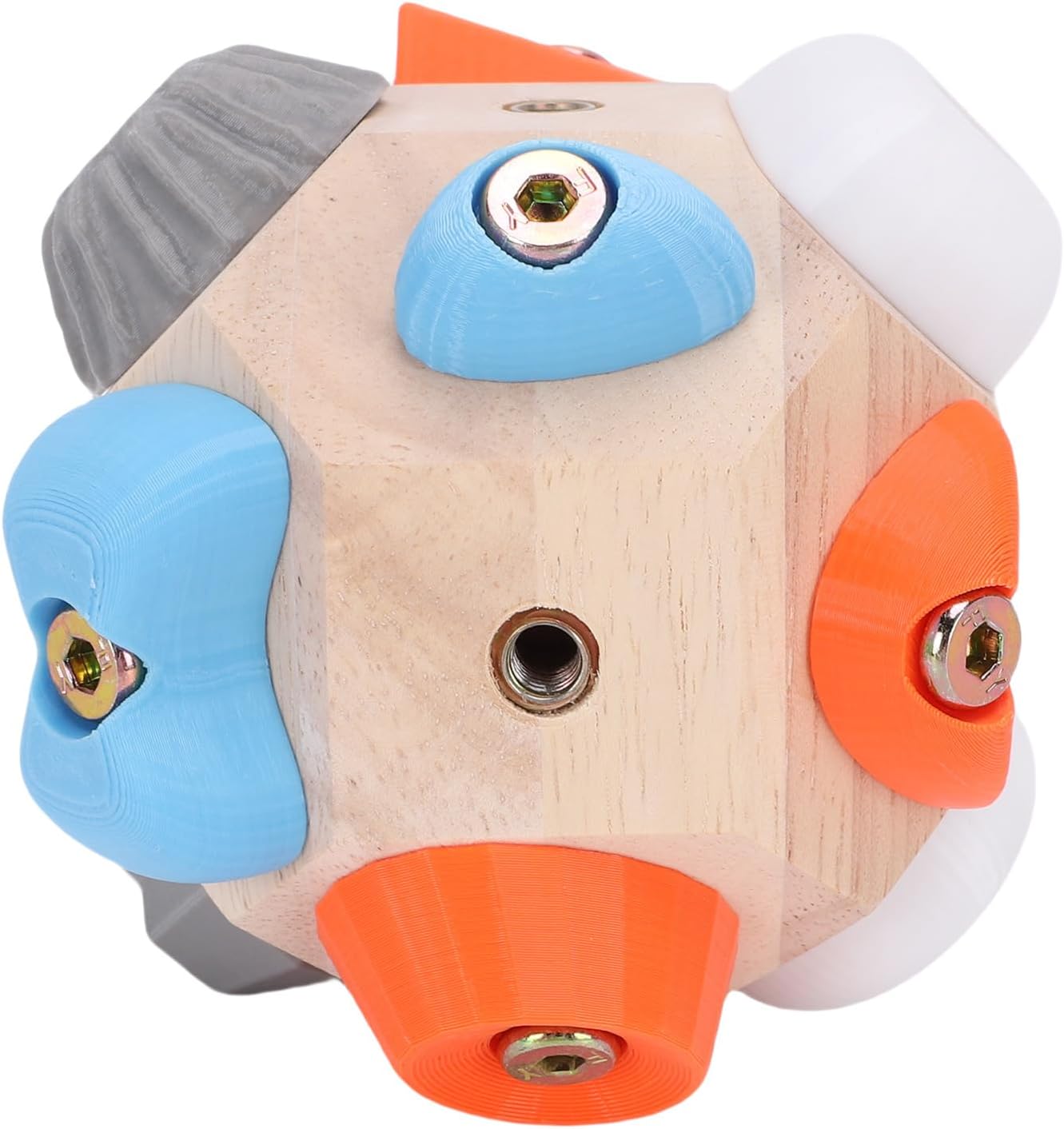 – Denash Climbing Block Toy, Handheld Rock Climbing Training Tool with 12 Colorful Pegs, Portable Finger Strength Trainer for Climbers