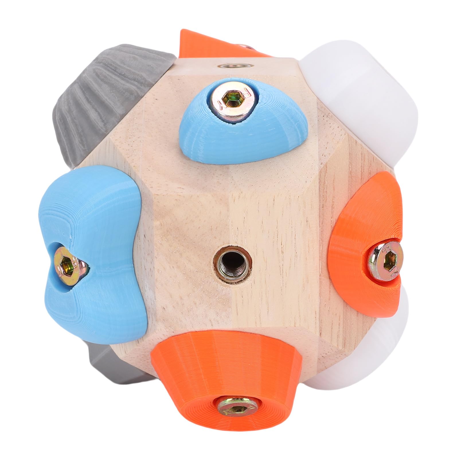 – Denash Climbing Block Toy, Handheld Rock Climbing Training Tool with 12 Colorful Pegs, Portable Finger Strength Trainer for Climbers