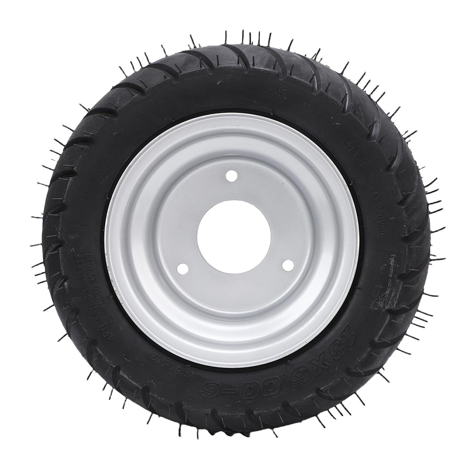 13x5.00-6 13/5.00-6 Pneumatico 6 pollici Antiscivolo e gruppo ruota con cerchione per ATV Quad Off Road Go Kart Cart Mini tosaerba