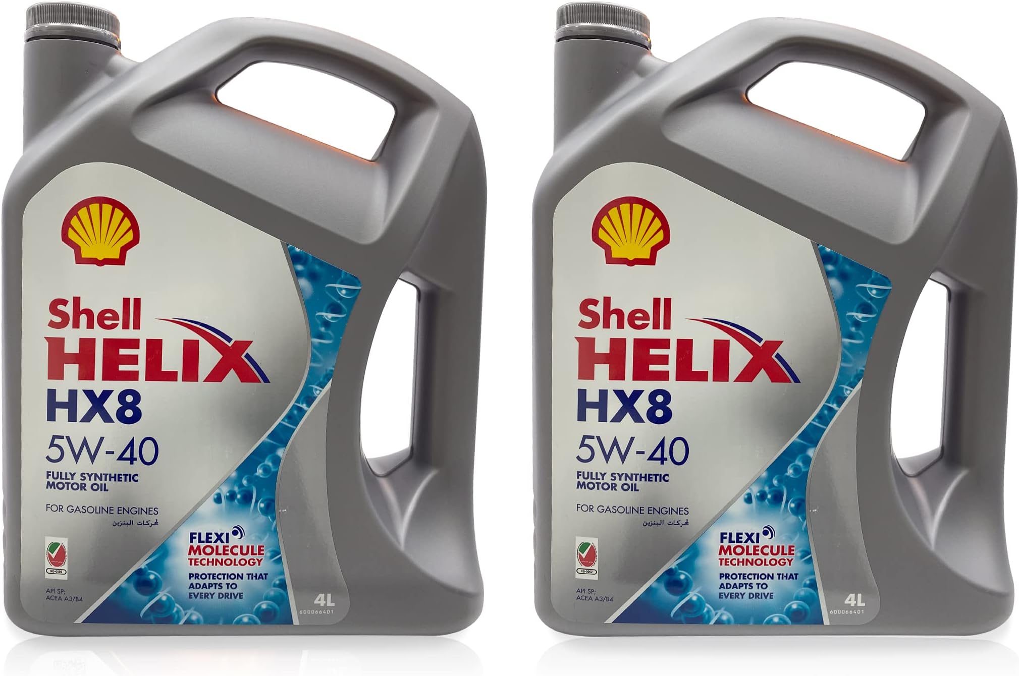 Helix Hx8 5W-40 Fully Synthetic Motor Oil (10,000 Kms, 4 Litres, Pack Of 2)