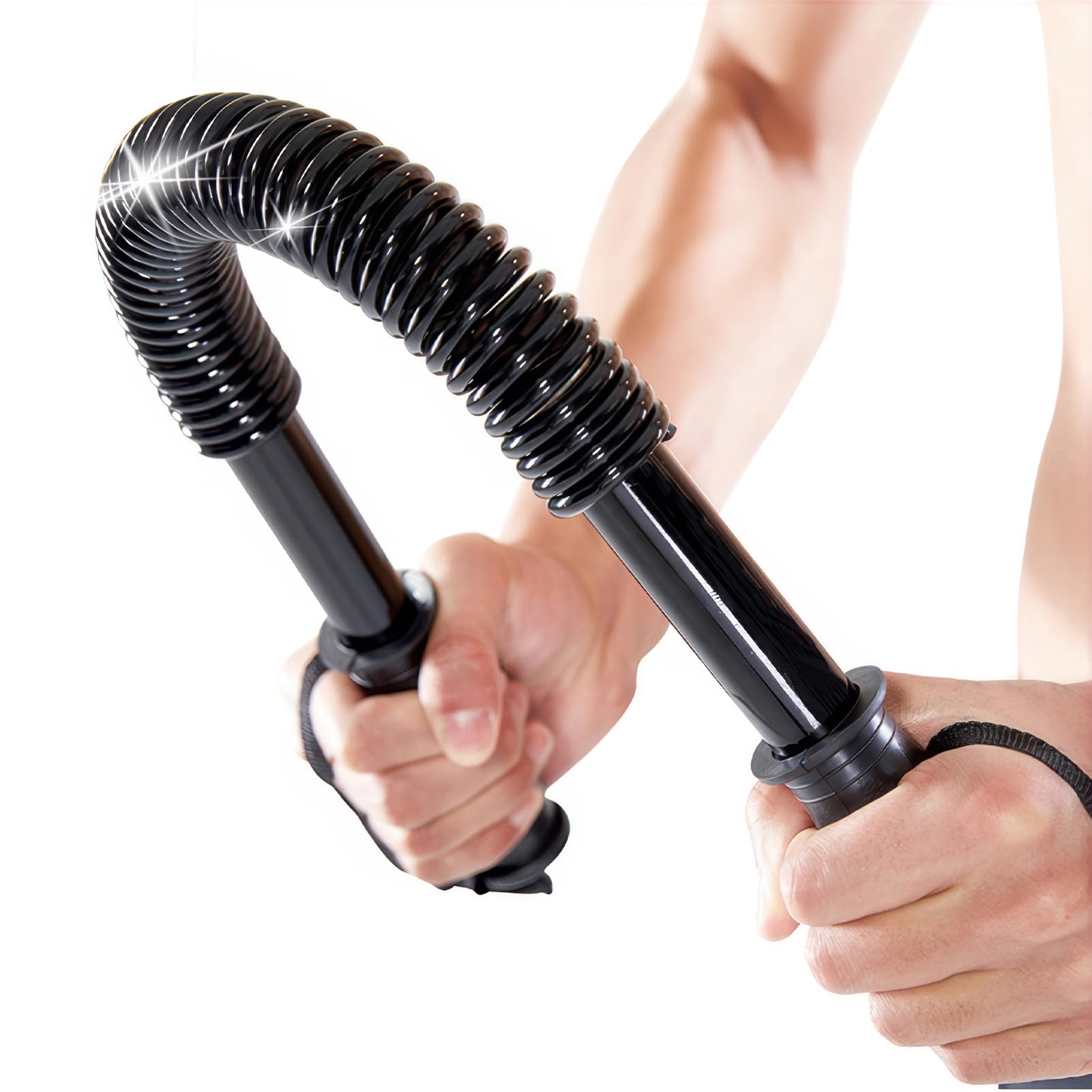 Barra de torsión resistente, herramienta de entrenamiento de fuerza para brazos y parte superior del cuerpo, para pecho, hombros y bíceps, capacidad de 80 kg, perfecta para gimnasio en casa