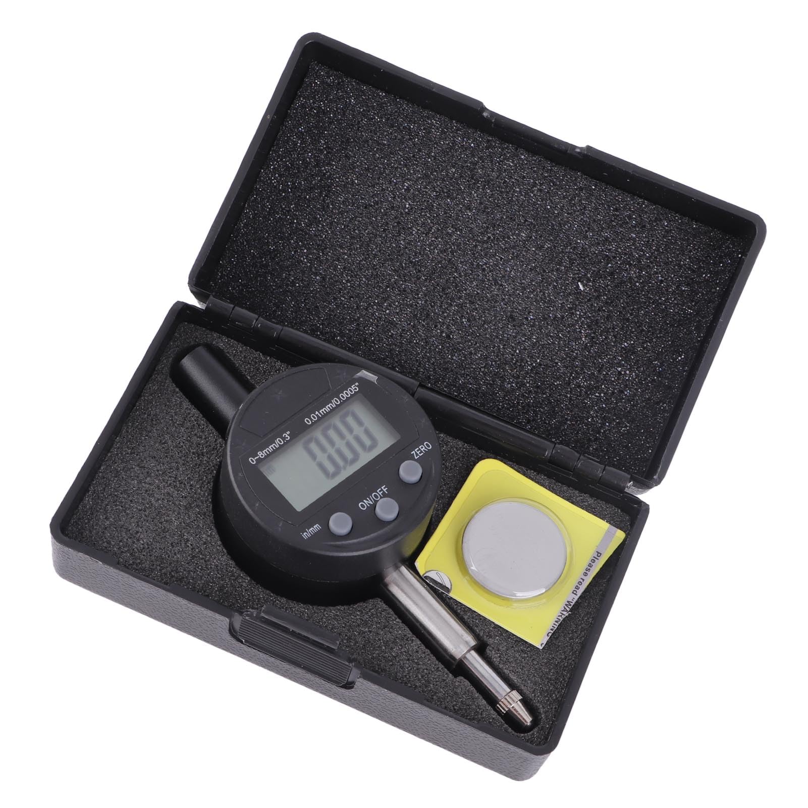 Comparatore digitale Micro elettronico ad alta precisione Risoluzione 0,01 mm Strumento di misurazione della portata 0,8 mm per ingegneria di precisione industriale Lega di