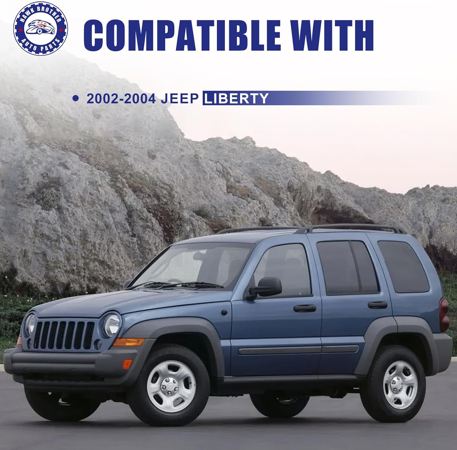 12pcs Suspension Kit Front Upper Lower Control Arm Lower Ball Joint Sway Bar Outer Inner Tie Rod End Link Driver Passenger Side Assembly Replacement for 2002-2004 Jeep Liberty