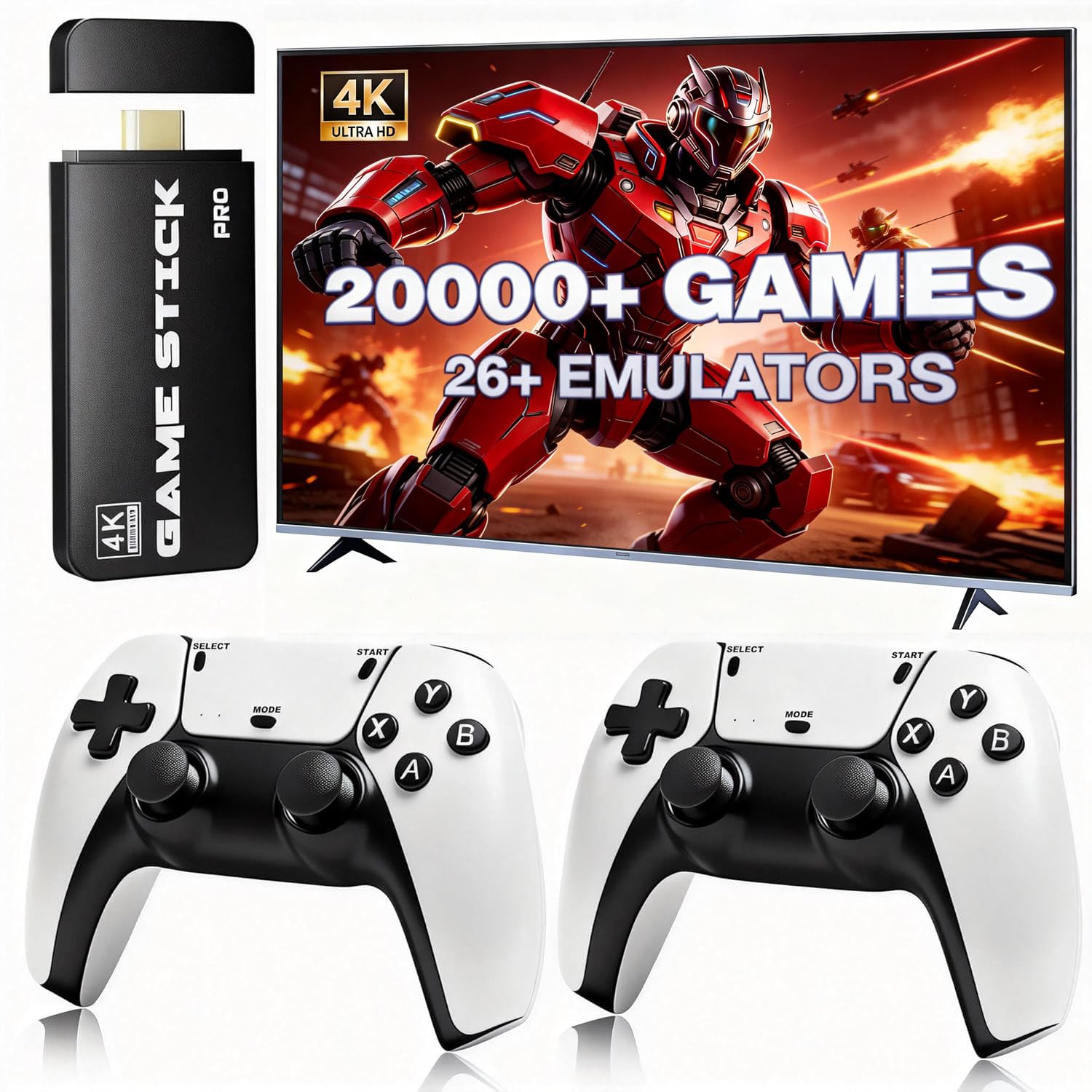 UWDFH Retro Gaming Console, 2026...