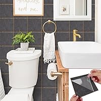 Vista 12 de Alwayspon Adhesivo de vinilo autoadhesivo para despegar y pegar, transferencias de azulejos de pared autoadhesivos pegatina decorativa