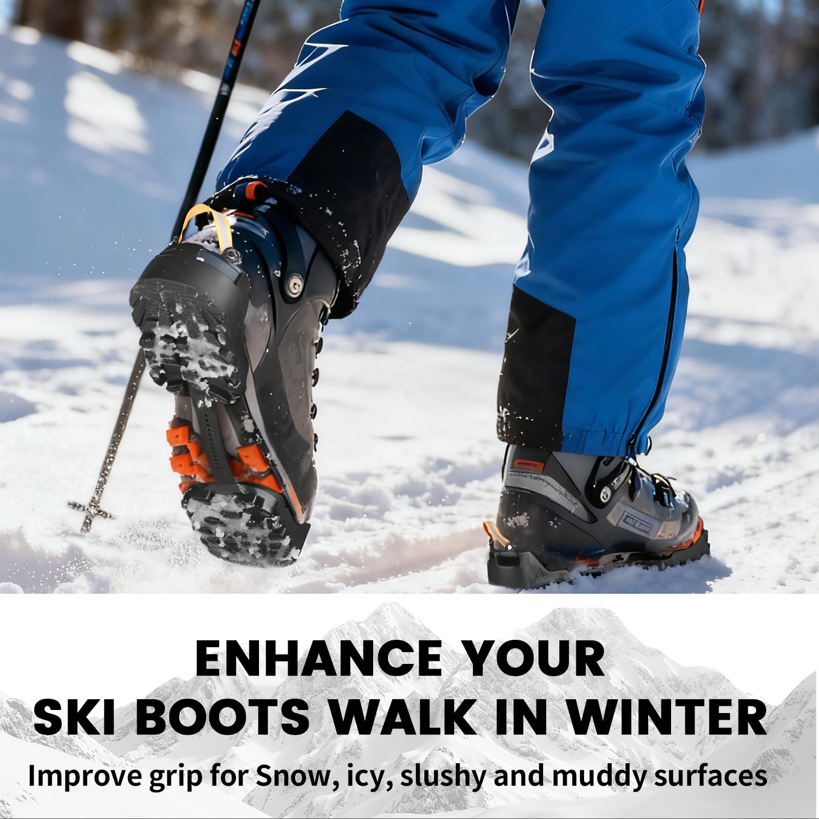 Boot Tracks For Ice