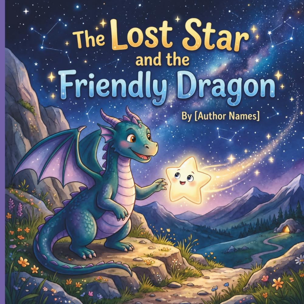 The Lost Star and the Friendly Dragon: A Heartwarming Bedtime Story About Friendship, Kindness, Courage, and Helping Others