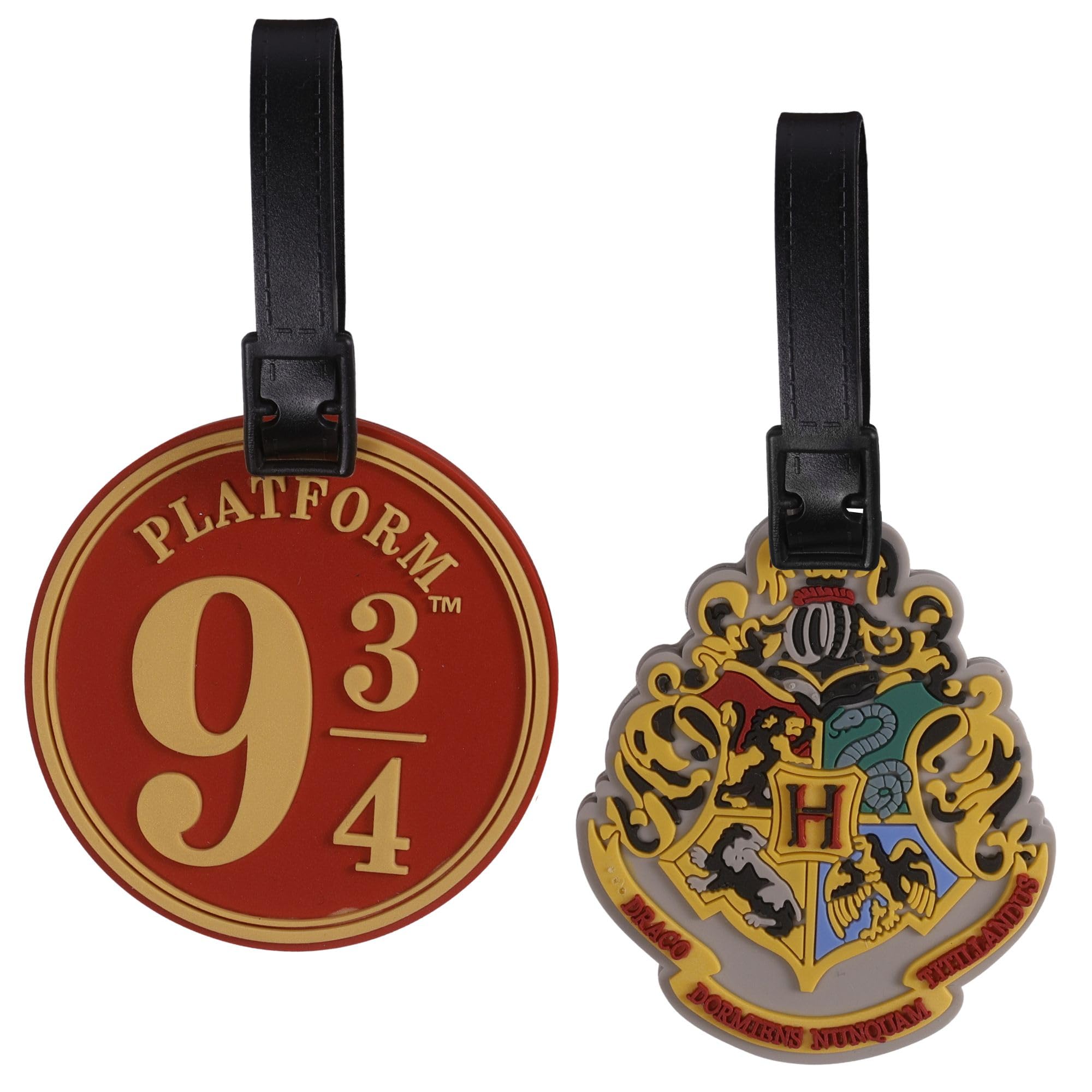 Harry Potter Silicone Luggage Tags, Set of 2 for Bags, suitcases and Travel