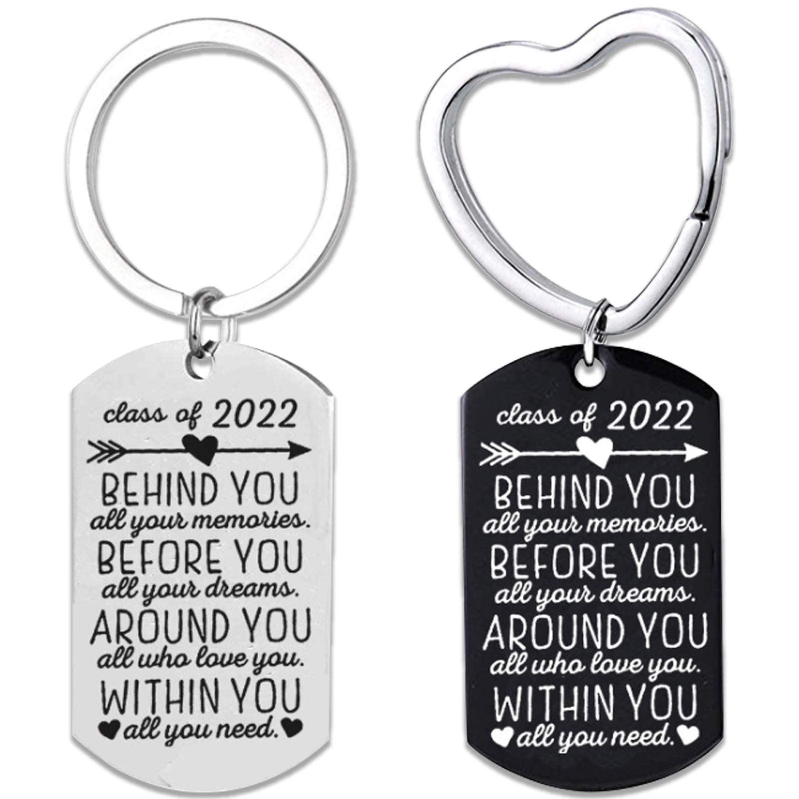 Class Of 2021 Keychain Graduation Gifts Pack Rectangle