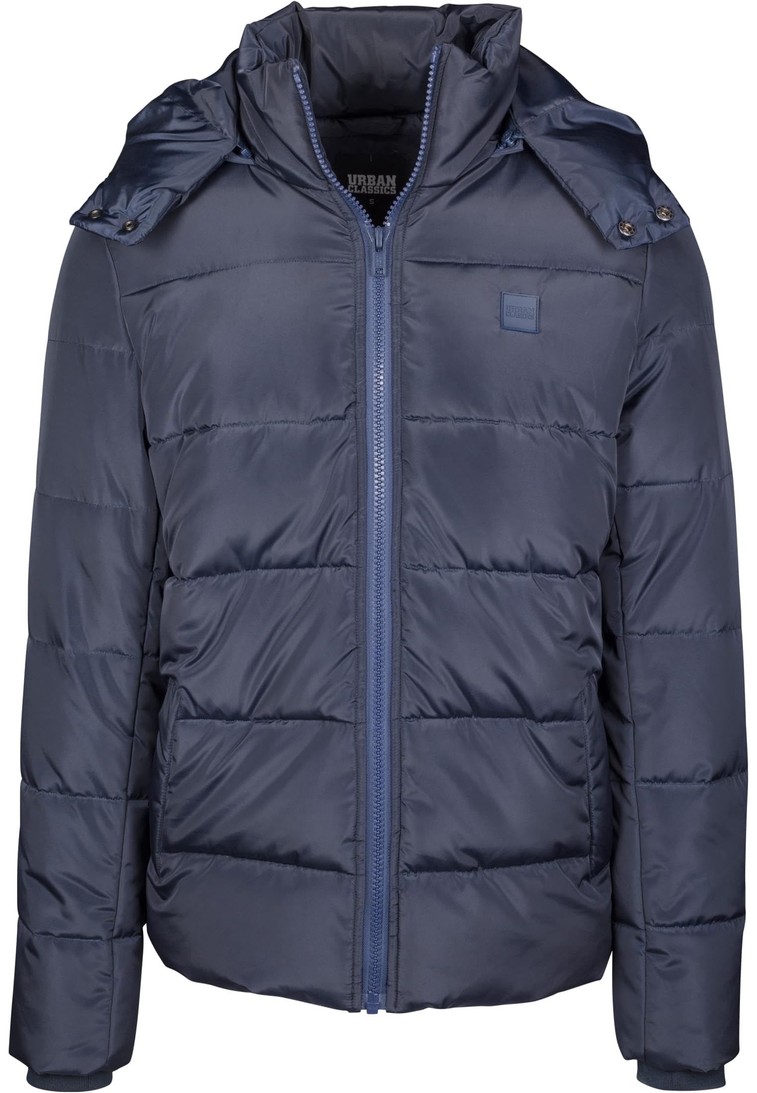 Urban Classics Hooded Puffer Jacket Herren Allwetterjacke Navy S