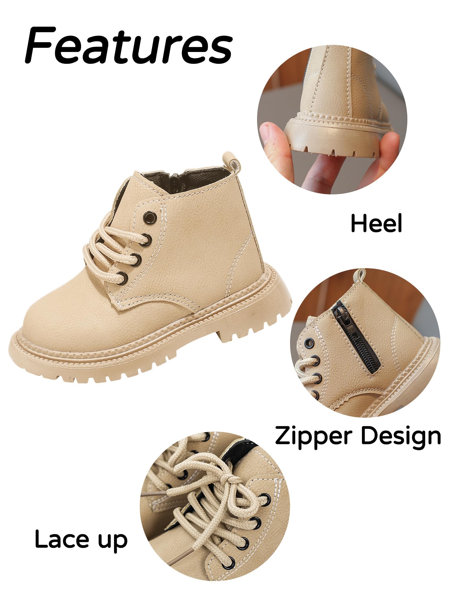 SEAUR Stivali da equitazione per bambini, ragazzi, impermeabili, alla moda, comodi e leggeri
