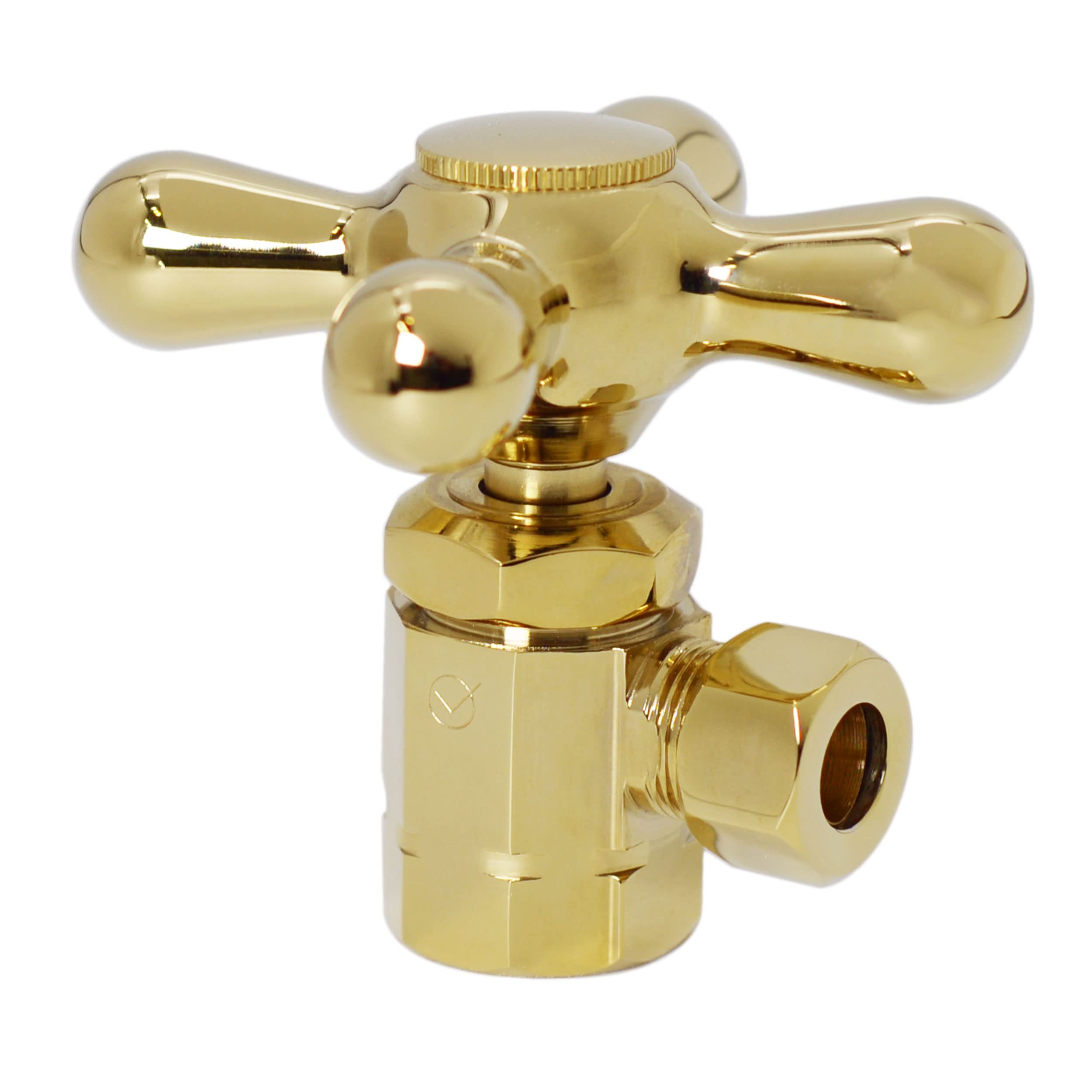 Westbrass D103K12X-01 Kit de Suministro Corrugado IPS de 1/2 3/8 diámetro Exterior x 12 Pulgadas, latón Pulido