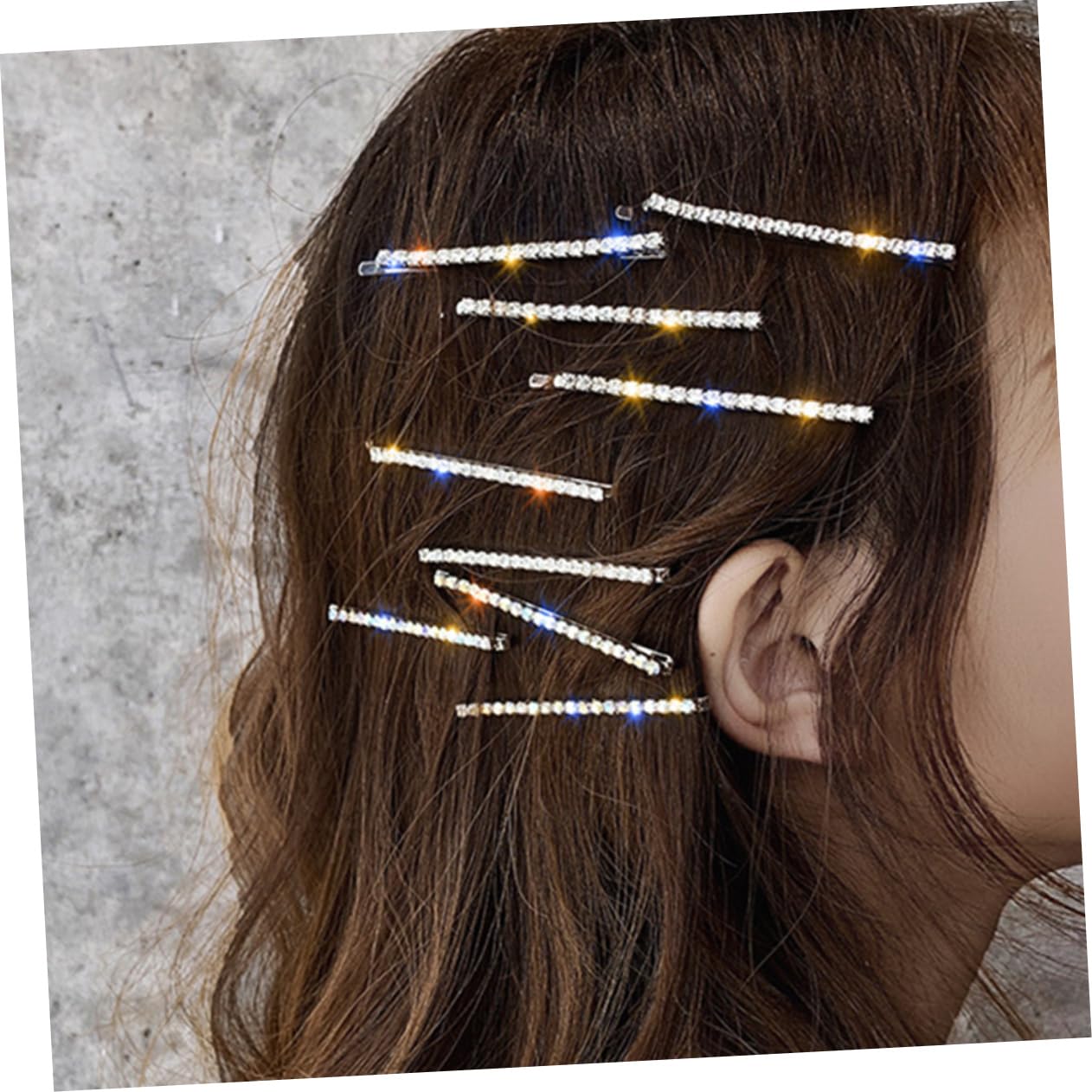 DOITOOL 60stücke Glitzer Haarnadeln Mit Strass Für Damen Elegante Haarspangen Für Hochzeiten Partys Und Besondere Anlässe Vintage Haarschmuck Für Verschiedene Frisuren