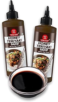 Spiced Honey Teriyaki Sauce | No MSG, Artificial Colour Or Flavour Added | Natural, Vegan, Gluten-free | Pack of 2 x 110g