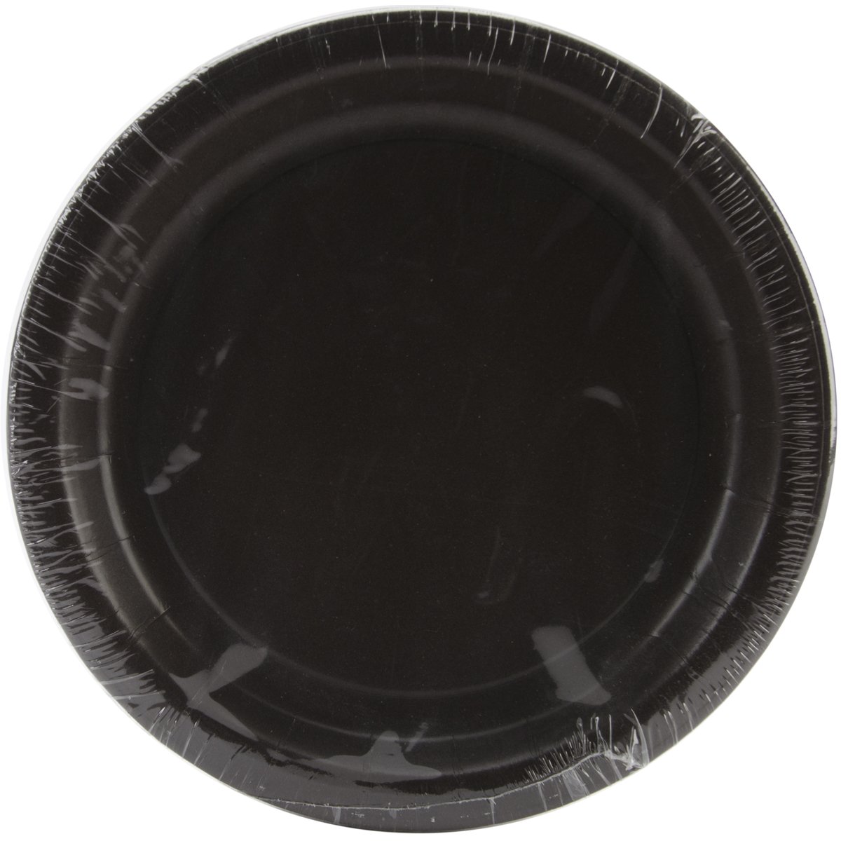 Creative Converting Touch of Color Paper Lunch Plates, 24-Count, Chocolate Brown