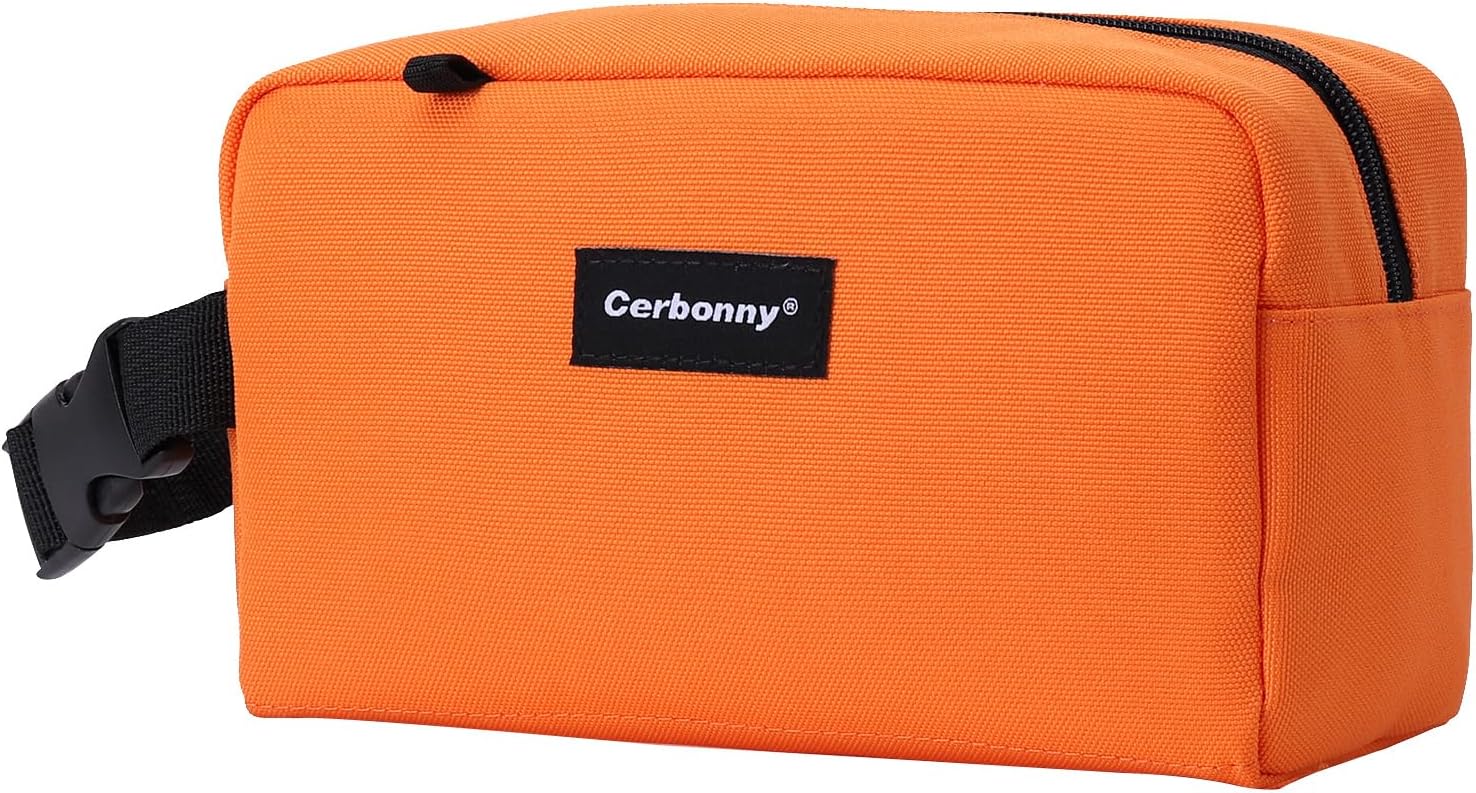 Cerbonny Small Cooler Bag Freezable Lunch Bag for Work School Travel,Small Lunch Bag,Small Insulated Bag for Kids/Adults,Freezer Lunch Bags,Mini Lunch Bag Fit for Yogurt,Suit for 3+(orange)
