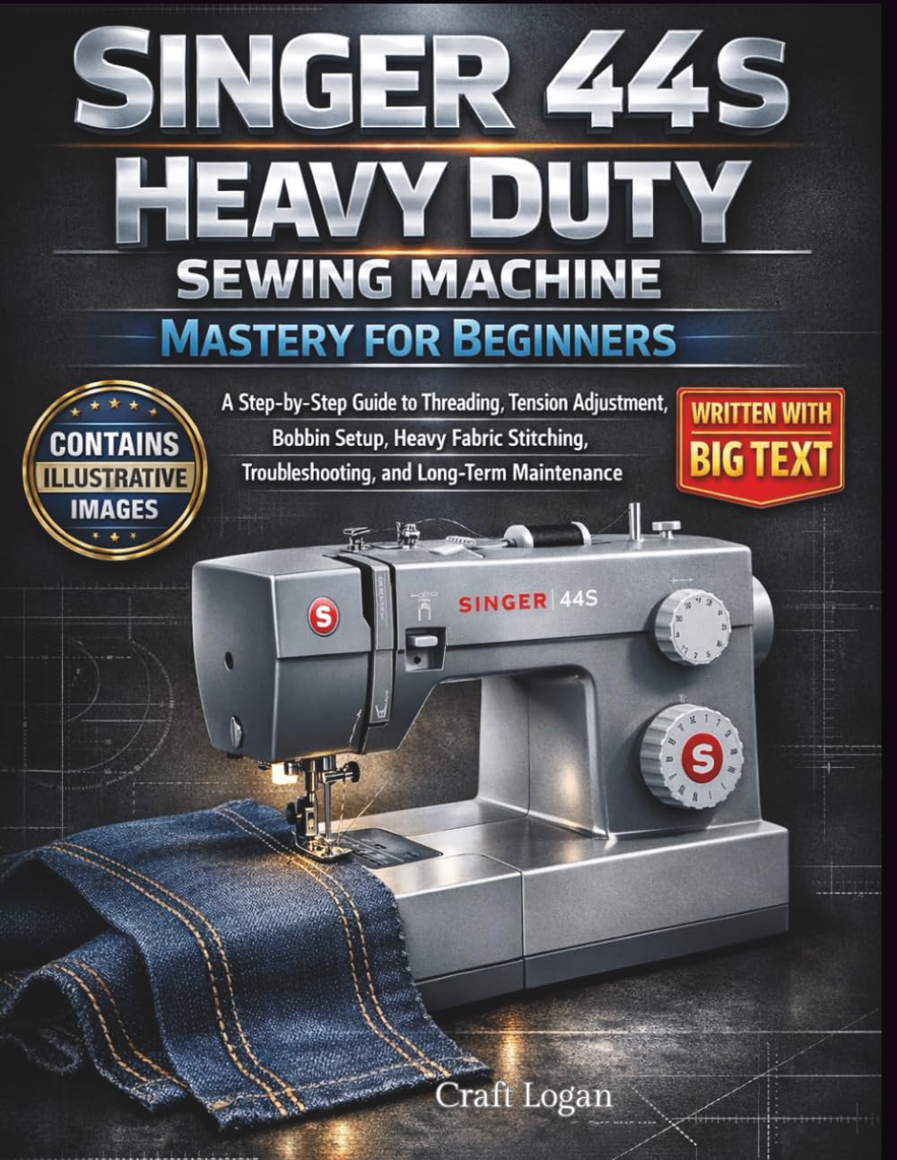 Singer 44S Heavy Duty Sewing Machine Mastery for Beginners: A Step-by-Step Guide to Threading, Tension Adjustment, Bobbin Setup, Heavy Fabric Stitching, Troubleshooting, and Long-Term Maintenance