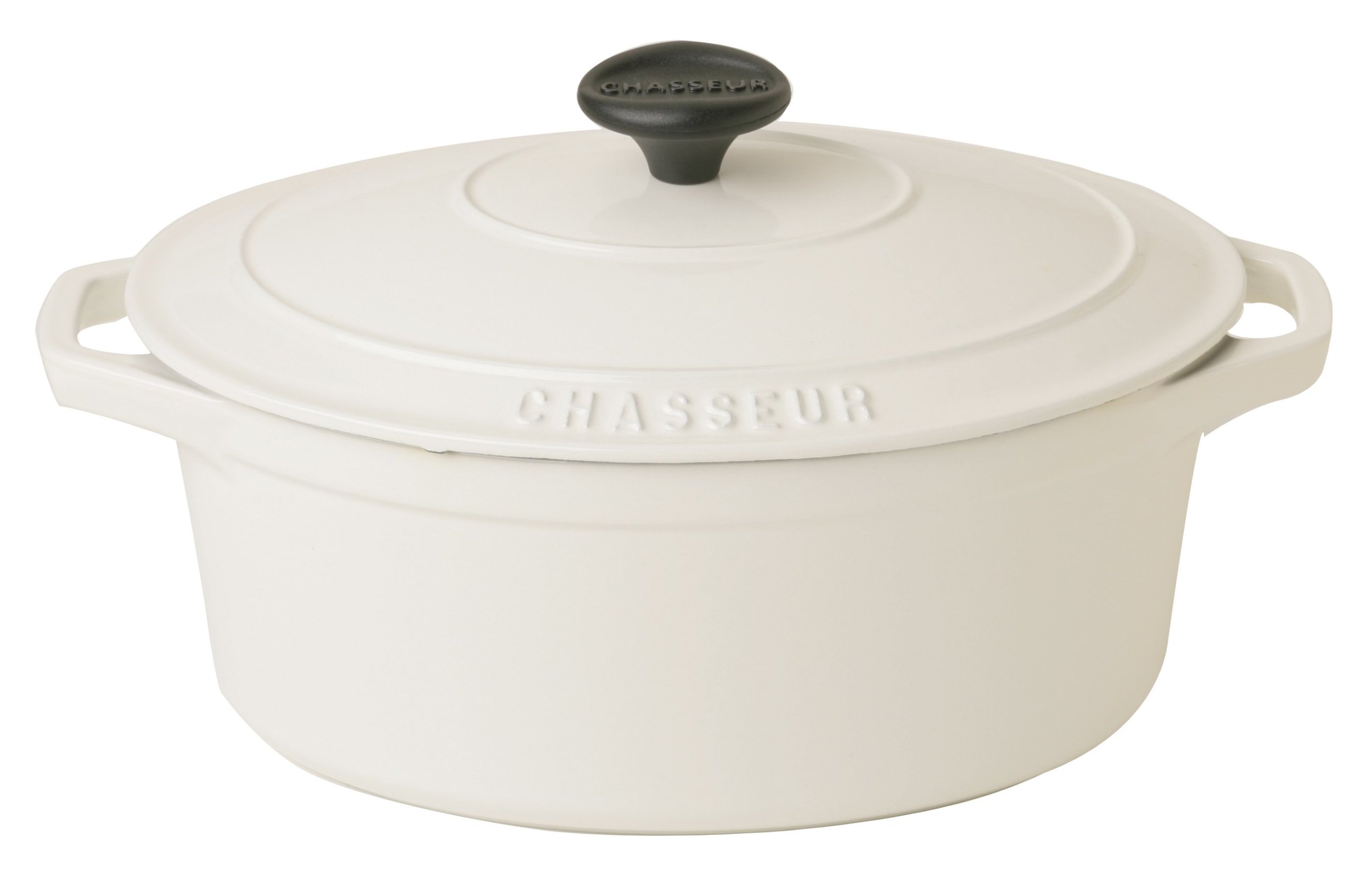 新品未使用【シャスール】オーバル25cm カラー:ホワイト Amazon.co.jp: CHASSEUR オーバルキャセロール 25cm ホワイト