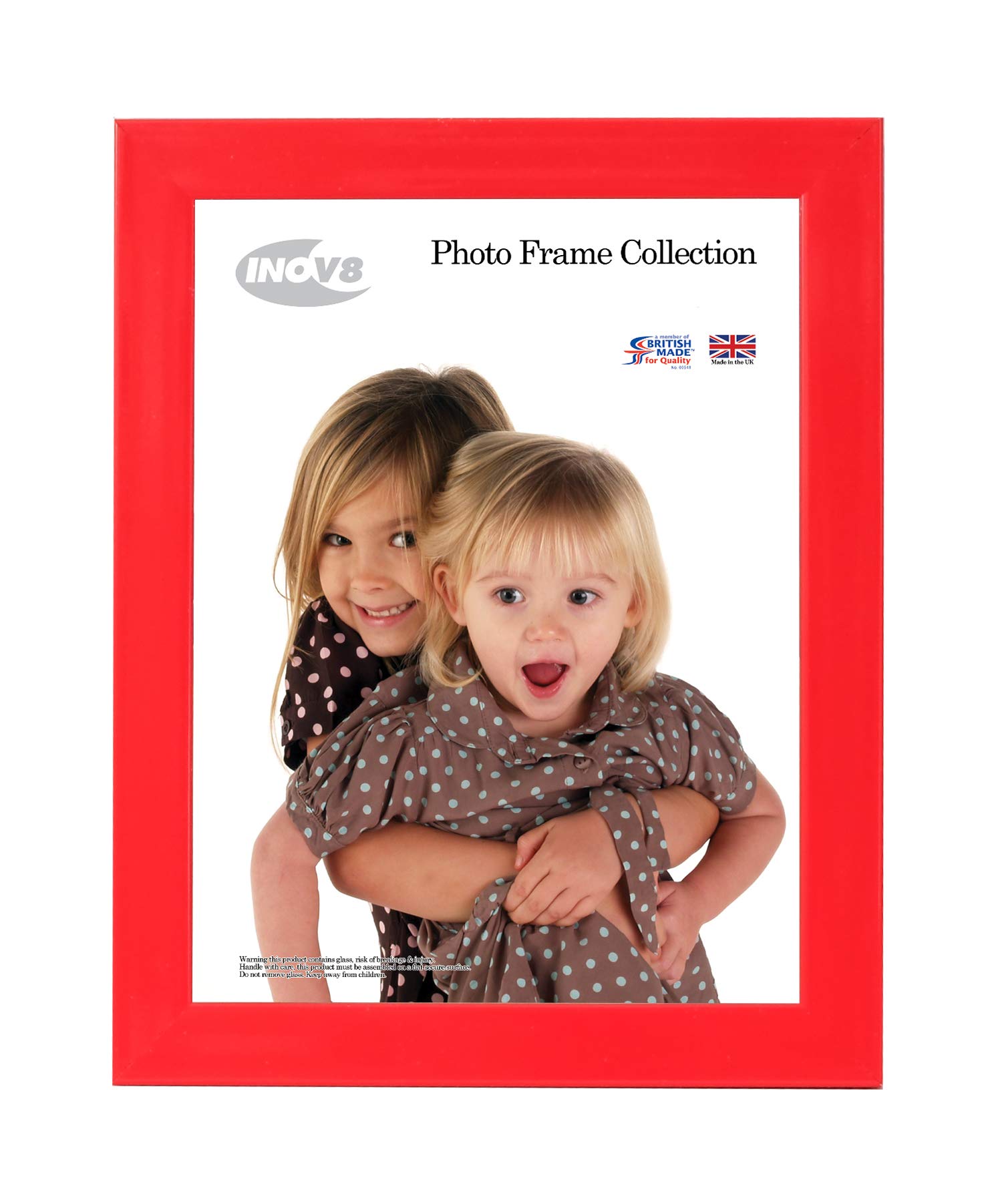 Inov8 Gloss Red Framing British Made Photo Frame Value 9X6