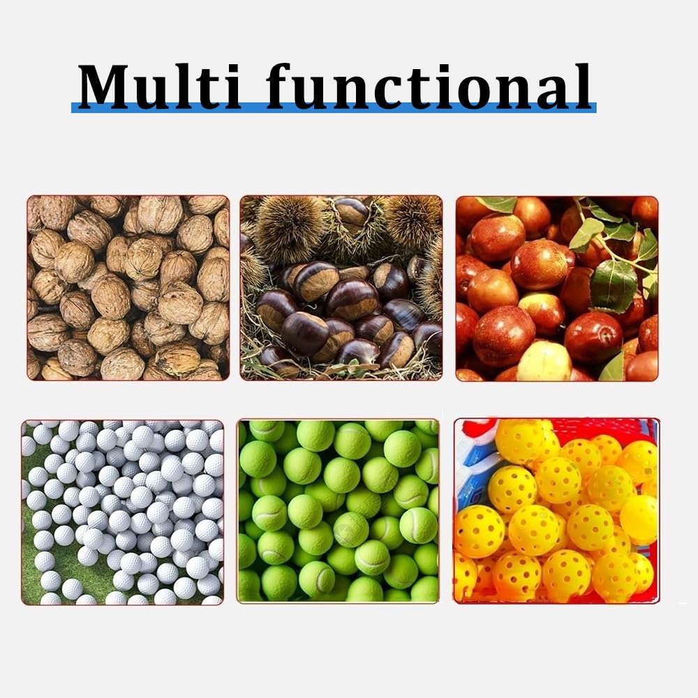 Recolector manual de frutos secos, bellota, castañas y frutas duras para jardín, parque y exteriores, cosecha rápida de nueces y castañas de nogal