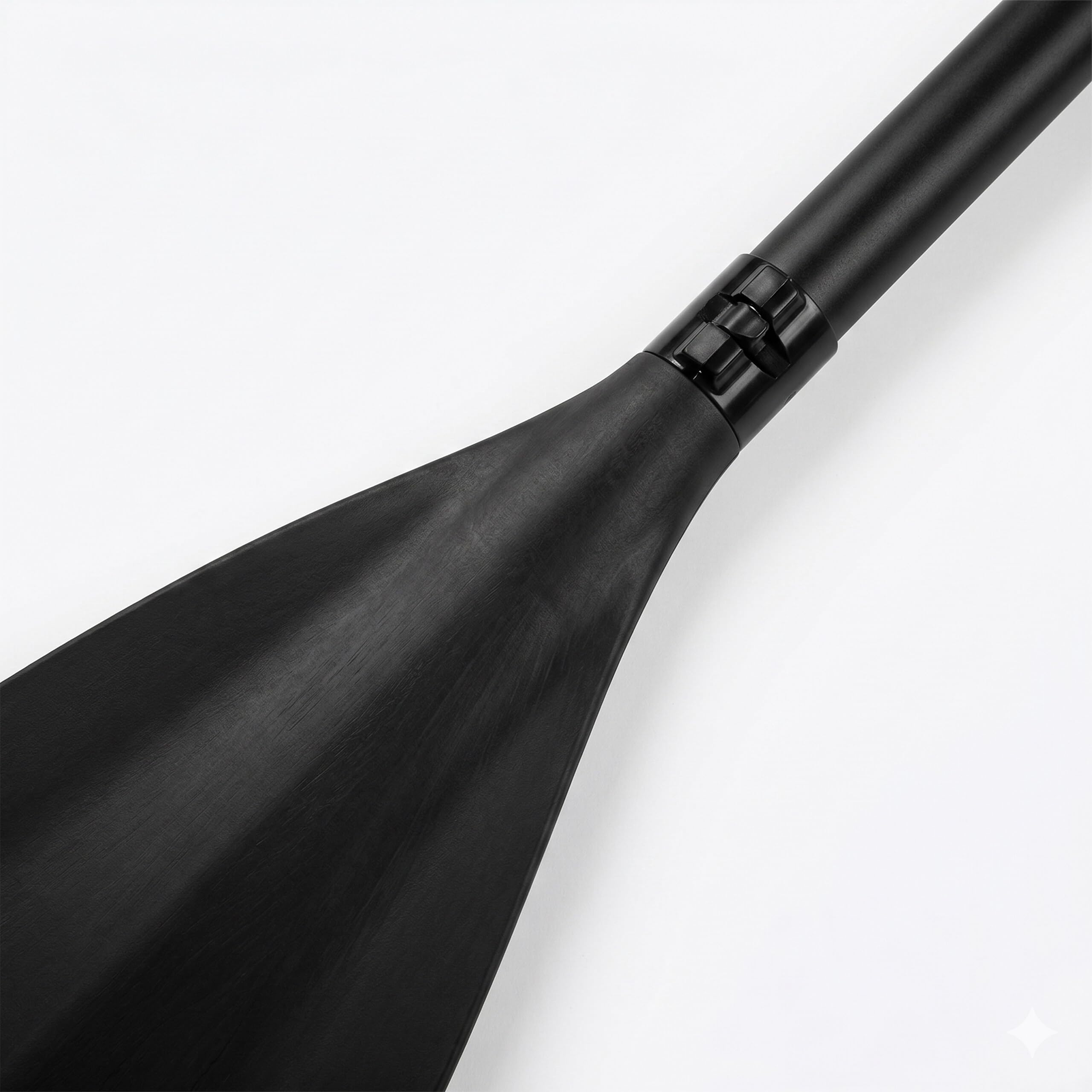 Relaxdays SUP Paddel 2 in 1, Kajakpaddel verstellbar, Doppelpaddel, unsinkbar, 4-teilig, Stechpaddel, Alu, schwarz