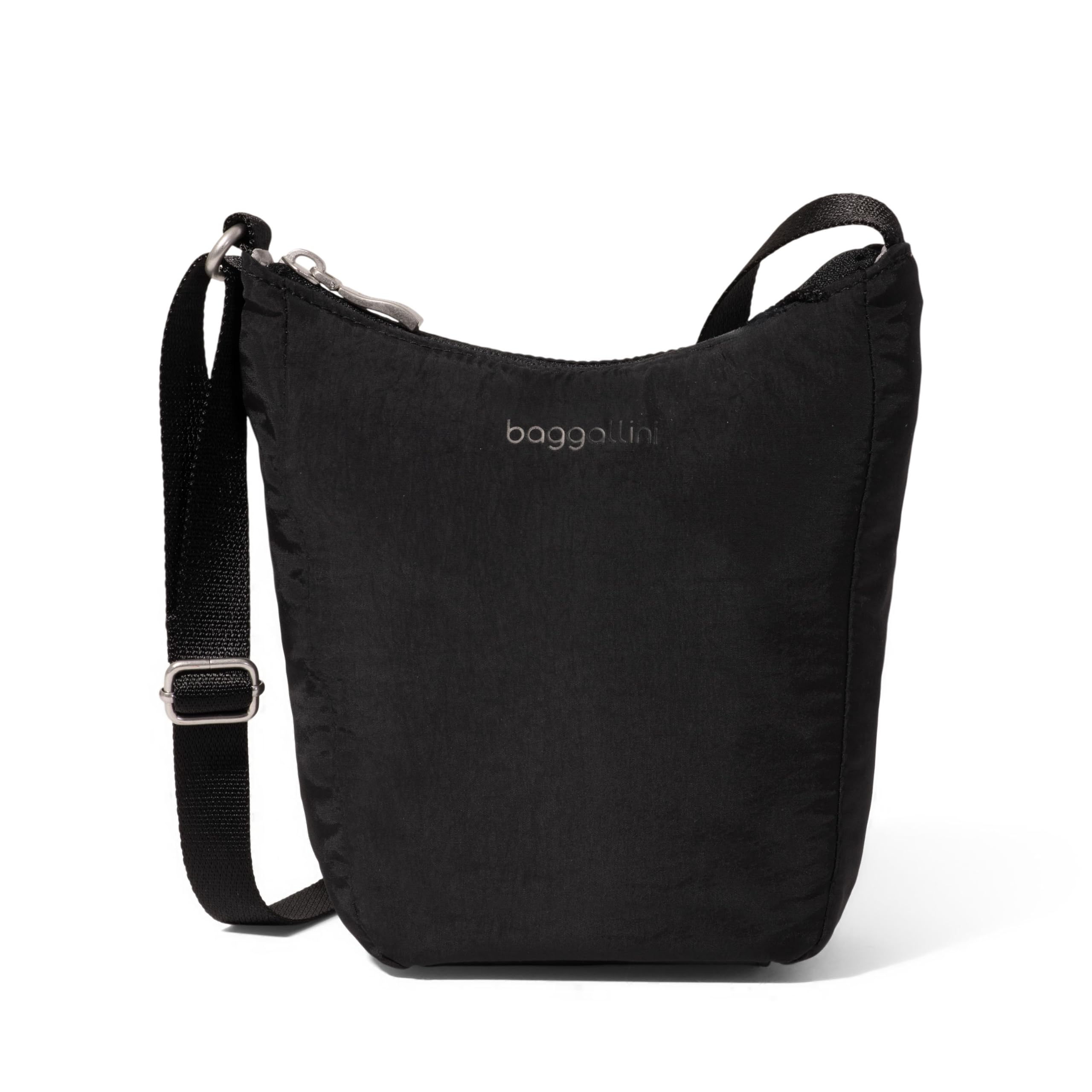 Baggallini Swift Mini Crossbody Bag for Women - 4.5x7 Small Travel Purse with Crossbody Strap and RFID