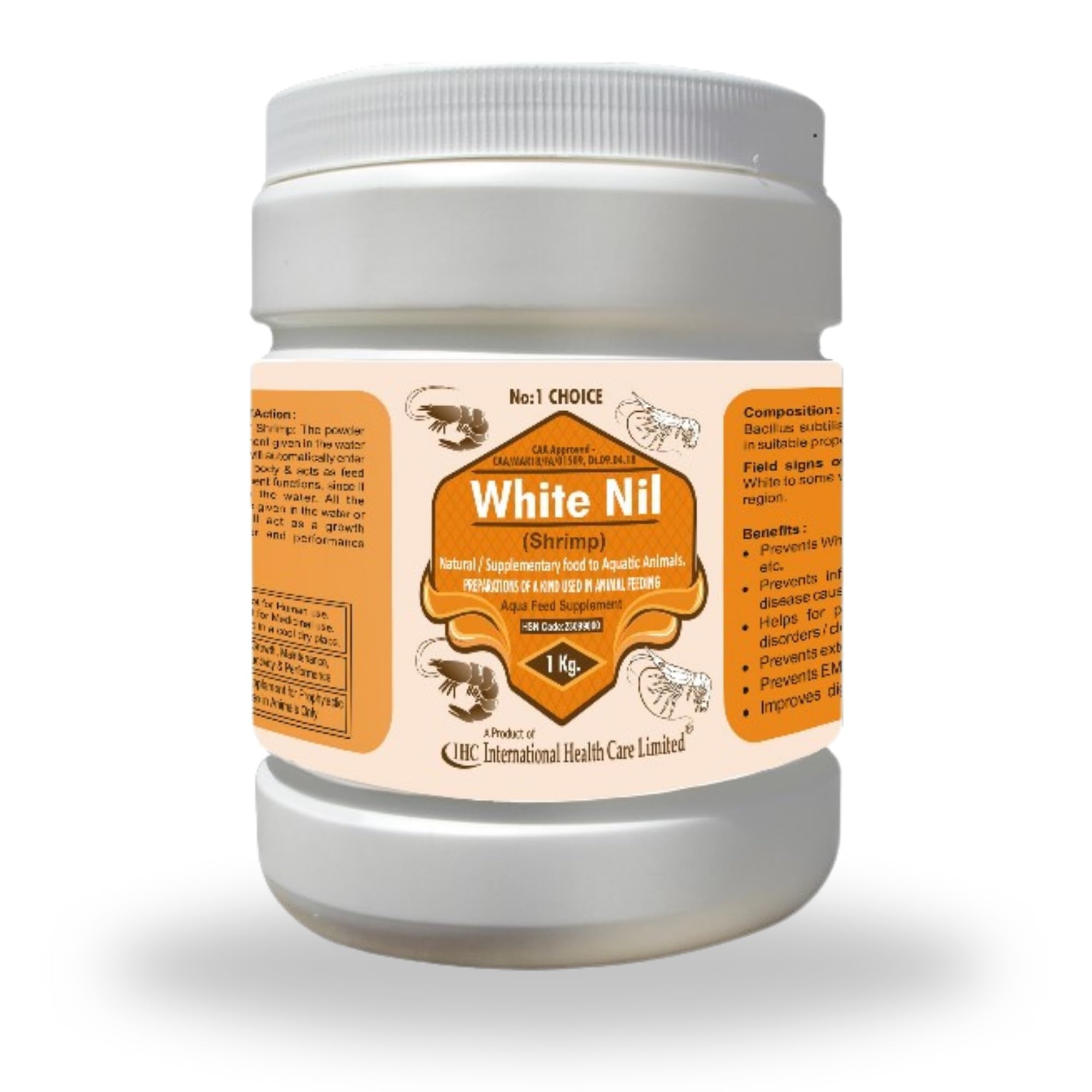 ‎International Healthcare Limited | White Nil 1KG | Aqua Feed Supplement | White Gut Probiotics for Biofloc AquaCulture (B08HK2YG8M) Amazon Price History, Amazon Price Tracker