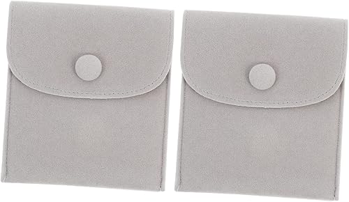 NOLITOY 2pcs Watch Storage Bag Cloth Pouch Jewelry Bag Travel