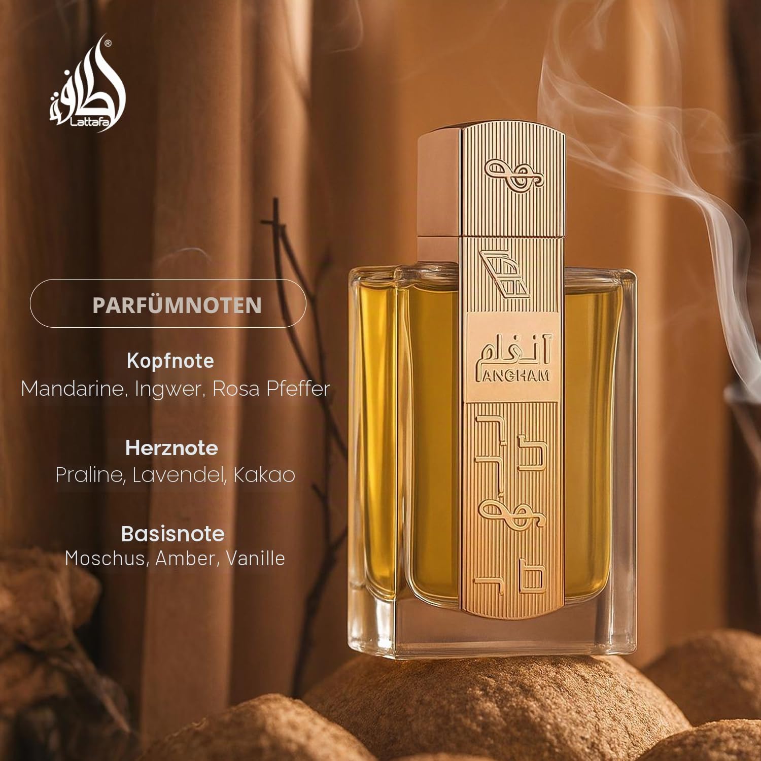 Angham by Lattafa for Unisex Eau de Parfum, Spray, 100 ml