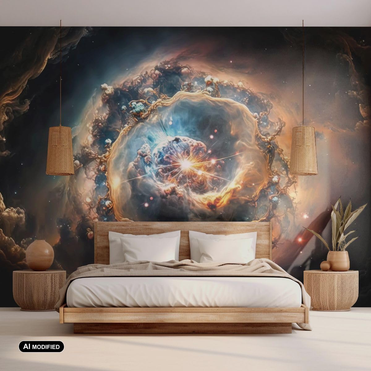 ARTTOR Carta da Parati Vinile in TNT 400x280 cm Spazio - 5808 - WF3
