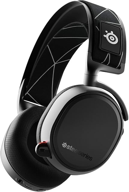 SteelSeries Arctis 9 - Dual Wireless Gaming Headset - Lossless 2.4 GHz Wireless + Bluetooth - 20+ Hour Battery Life - For PC, PlayStation 5 and PS4, Black