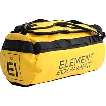 Element Equipment Trailhead Duffel Bag with Shoulder Strap, Waterproof Fabric, Yellow, Large 85 Liters