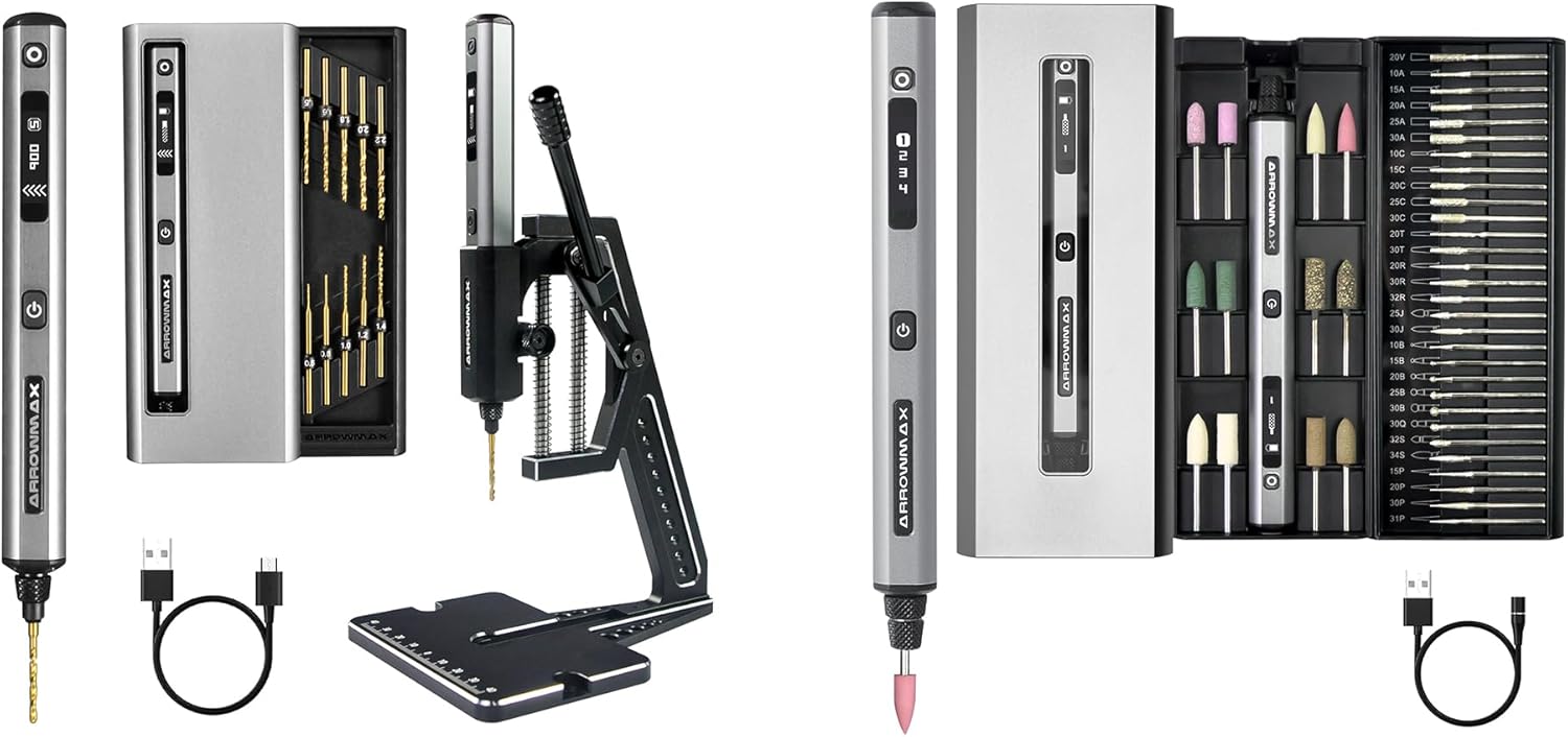 ARROWMAX Mini Drill & Engraving Pen Set