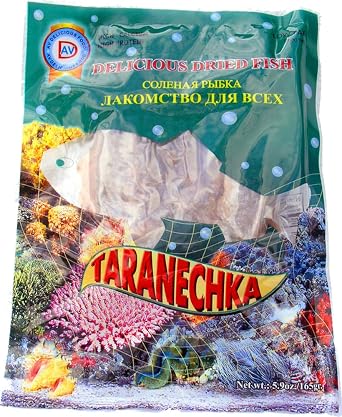 Taranechka المجففة الأسماك المملحة متشنج