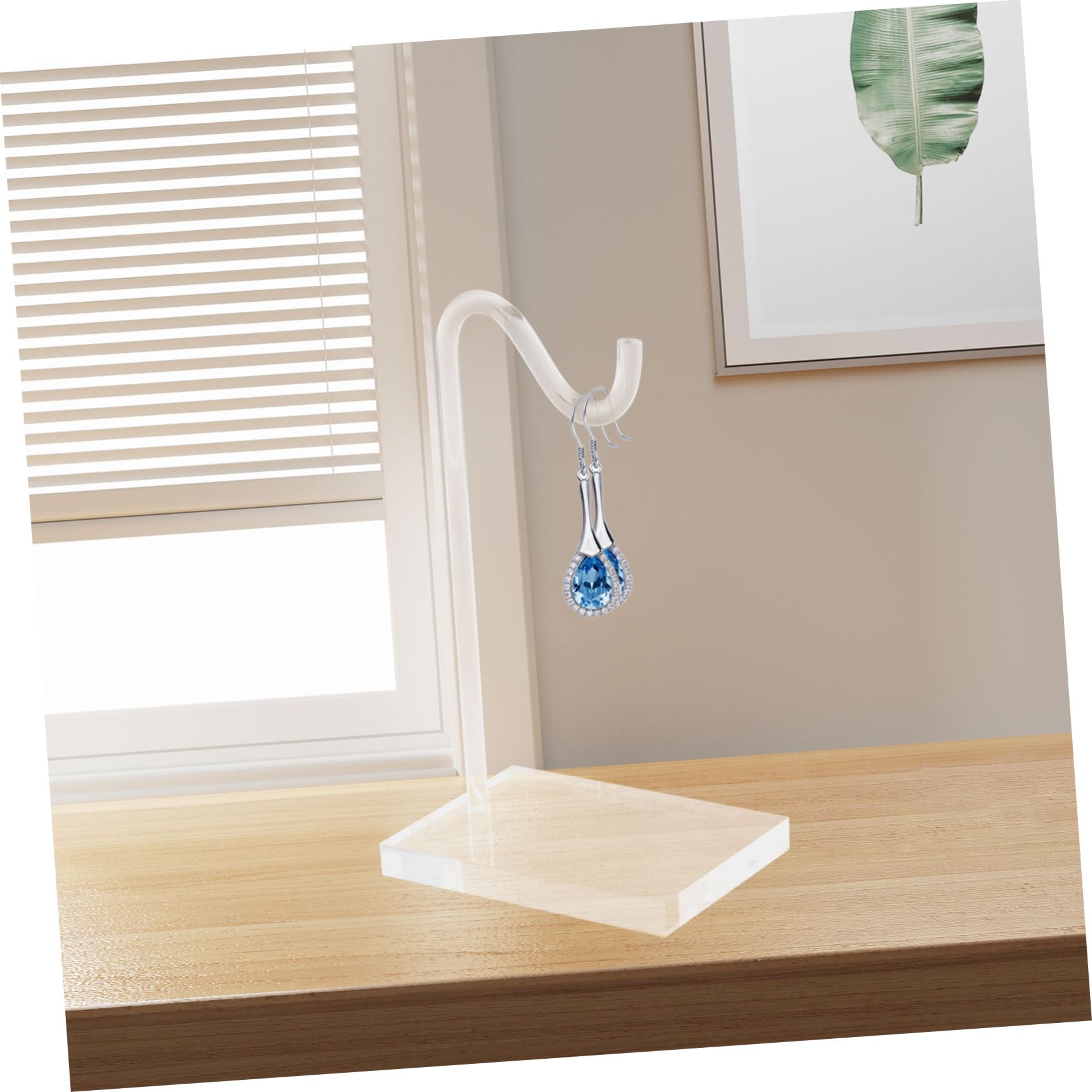 OUNONA 4 Set Gioielli Acrilico Trasparente Organizer Per Bracciali Collane Ed Espositore Per Presentazione Ordinata E Versatile 2 Pezzi*4