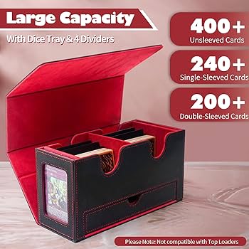 HSMH MTG デッキボックス コマンダーディスプレイ2枚付き310枚以上対応