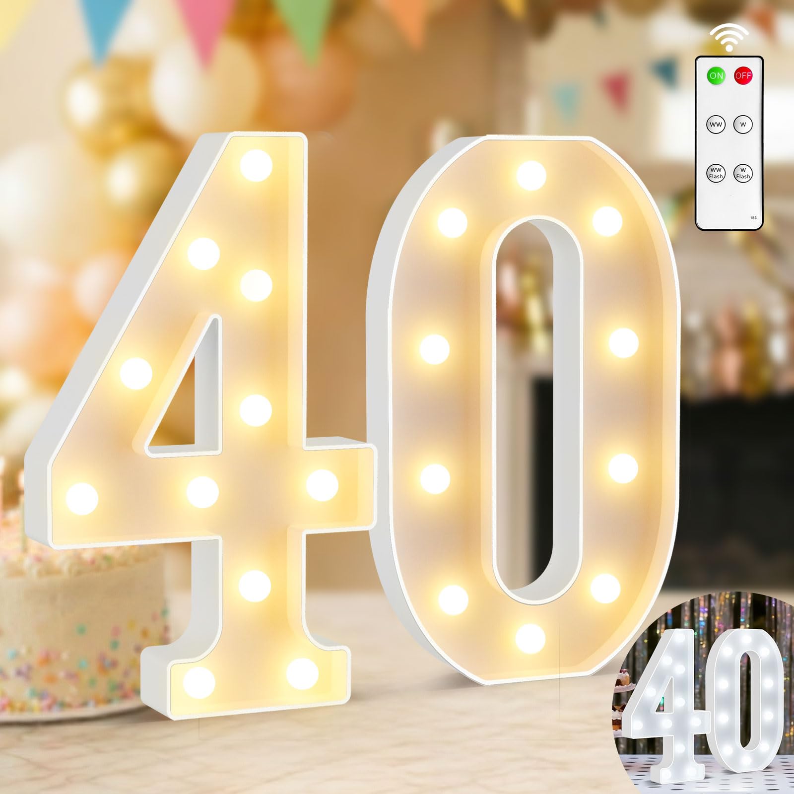 Chiffres LED - Chiffres lumineux 40
