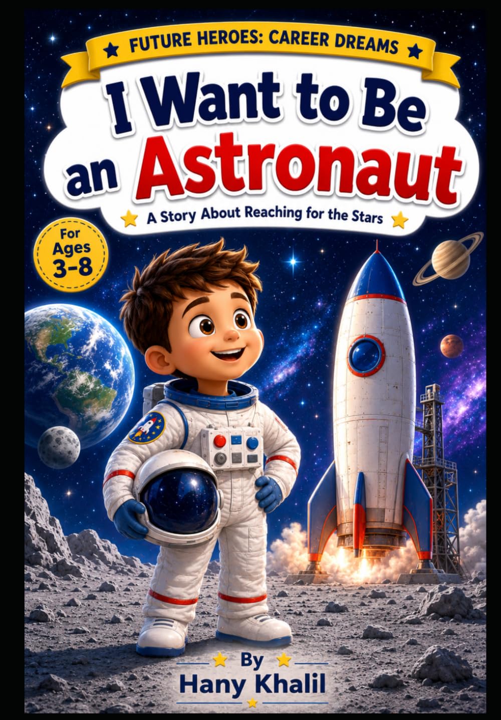 I Want to Be an Astronaut: A Fun Space Adventure for Kids Ages 3–8 (Future Heroes: Career Dreams for Kids)