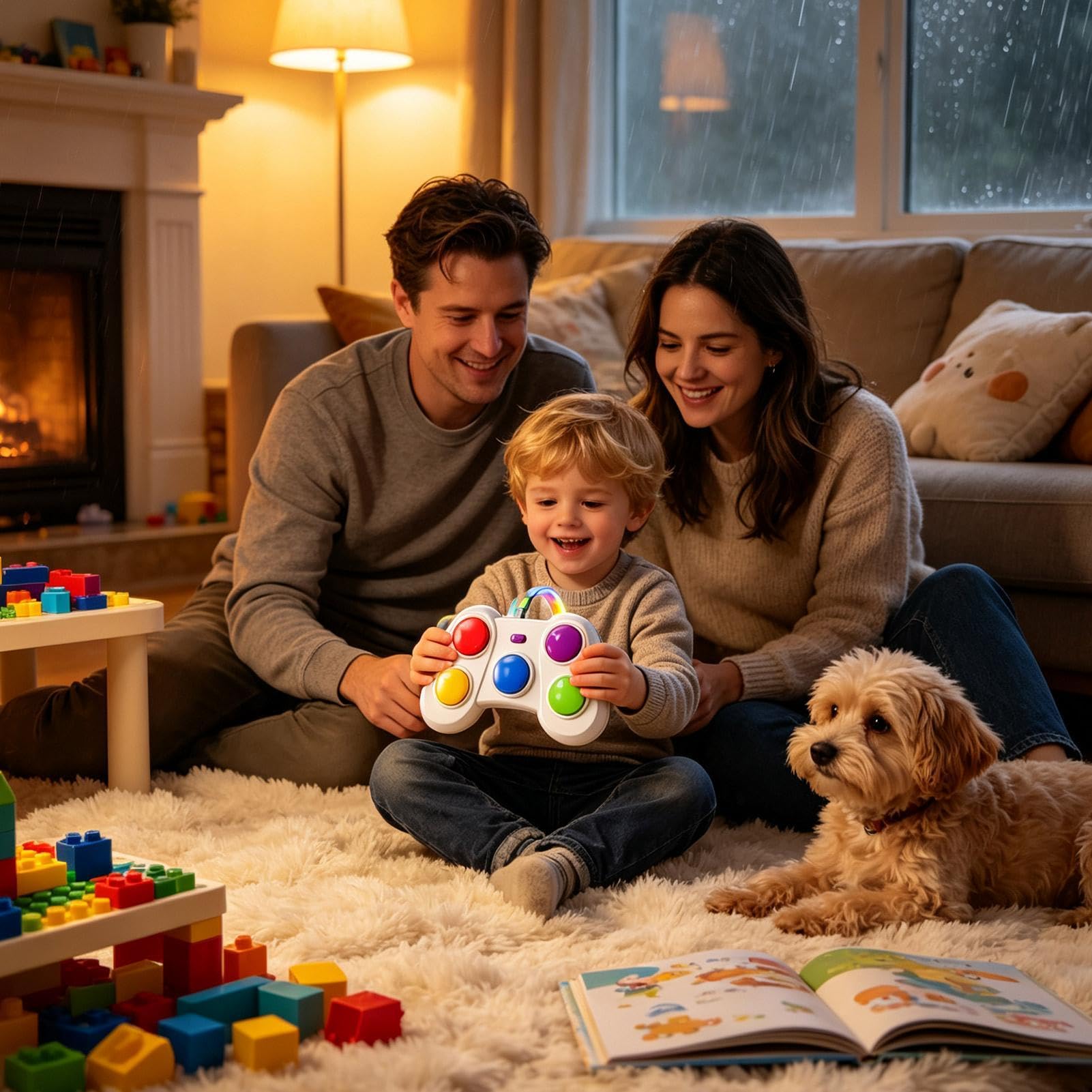 Jeu de rythme pour enfants - Jouet éducatif avec son lumineux et chargement