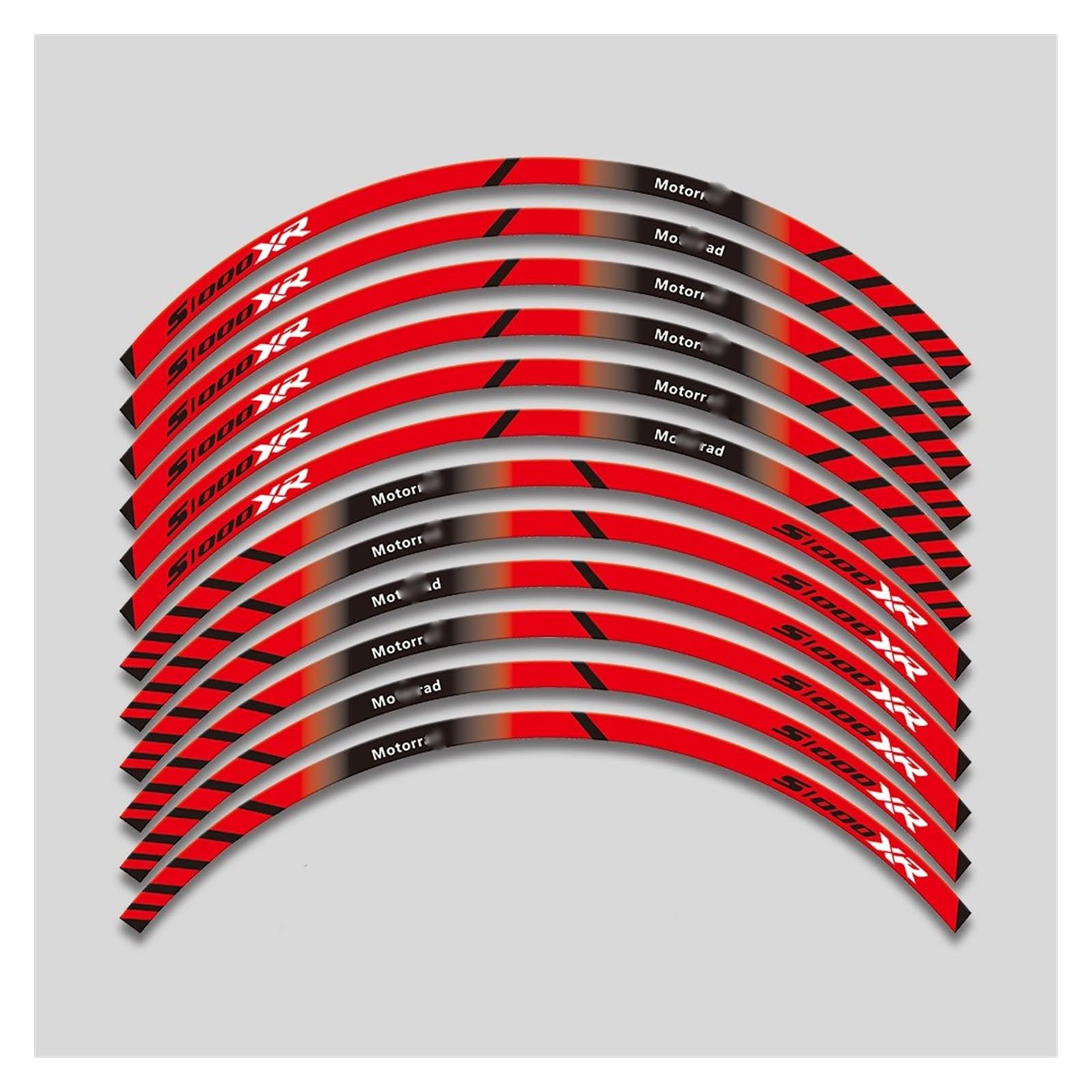 Applique for S1000XR S1000 XR S1000 Xr Motorcycle Wheel Rim Decoration Adhesive Reflective Decal Sticker(A3)